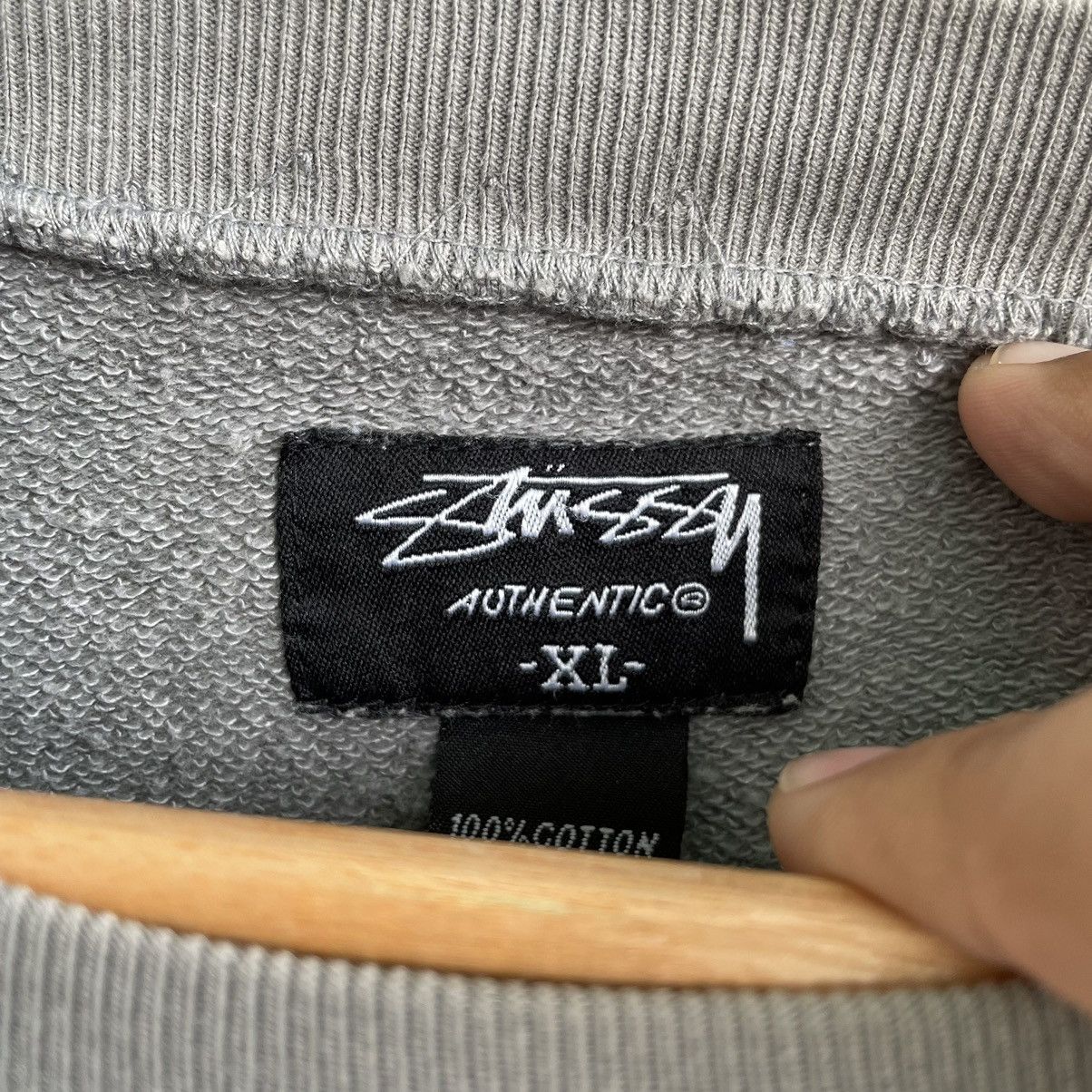 Stussy Vintage Thrashed Y2K Stussy Sweater Size US XL / EU 56 / 4 - 3 Thumbnail