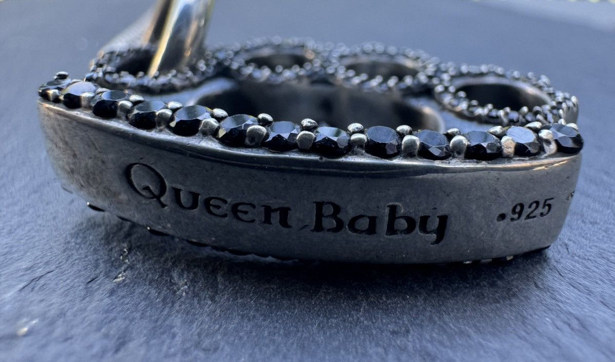 King Baby Studio ARCHIVE Queen Baby Black Pavé Knuckles & 20" MB57 Chain Size ONE SIZE - 2 Thumbnail