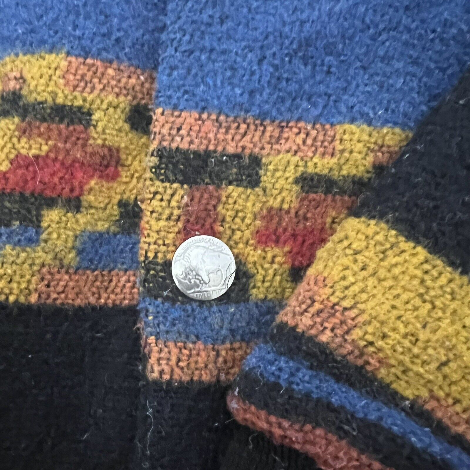 Roper Vtg women XXL Roper jacket rodeo aztec Buffalo nickel button Size XXL / US 16-18 / IT 52-54 - 5 Thumbnail