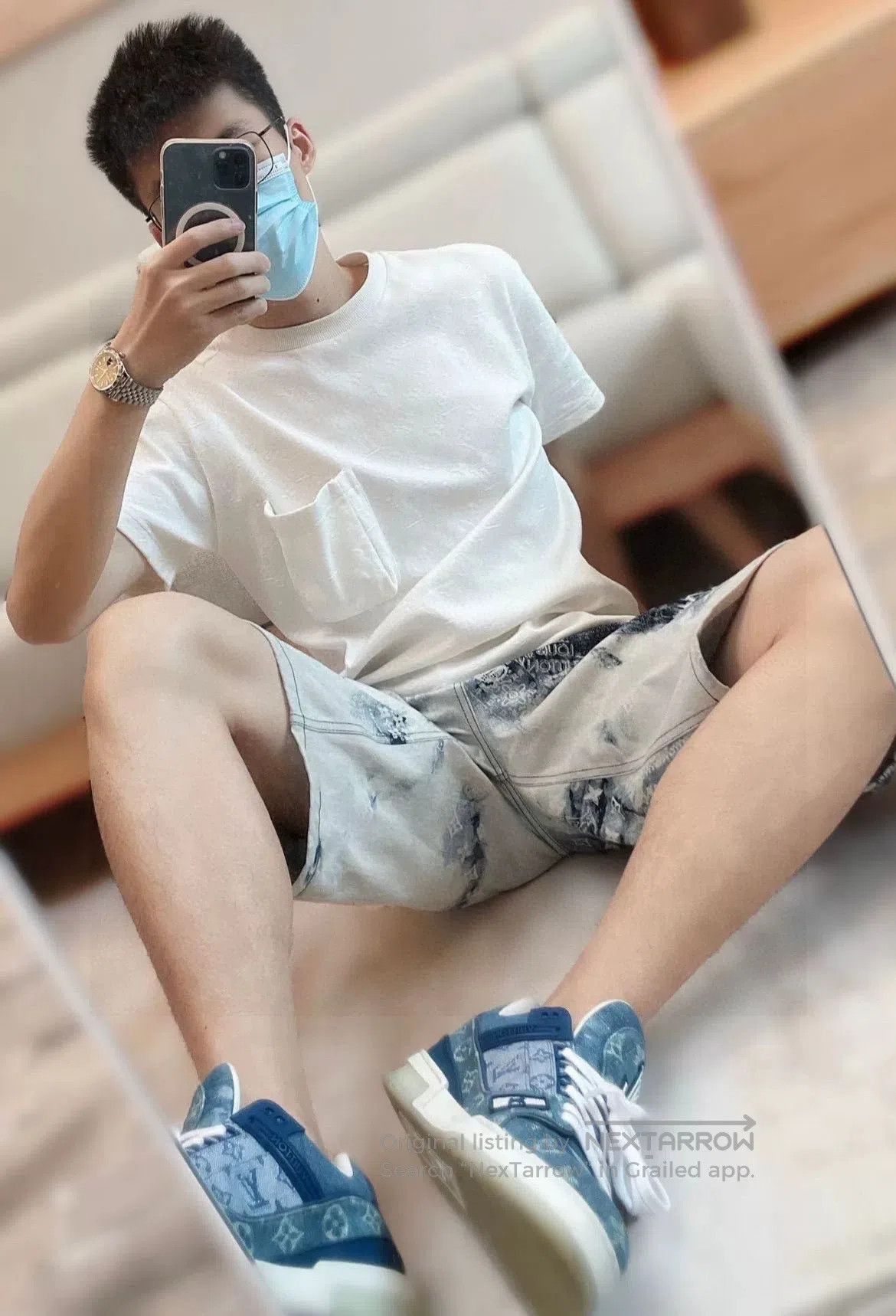 Louis Vuitton LV Monogram White Pocket Short Sleeve XS. Size US XS / EU 42 / 0 - 7 Thumbnail