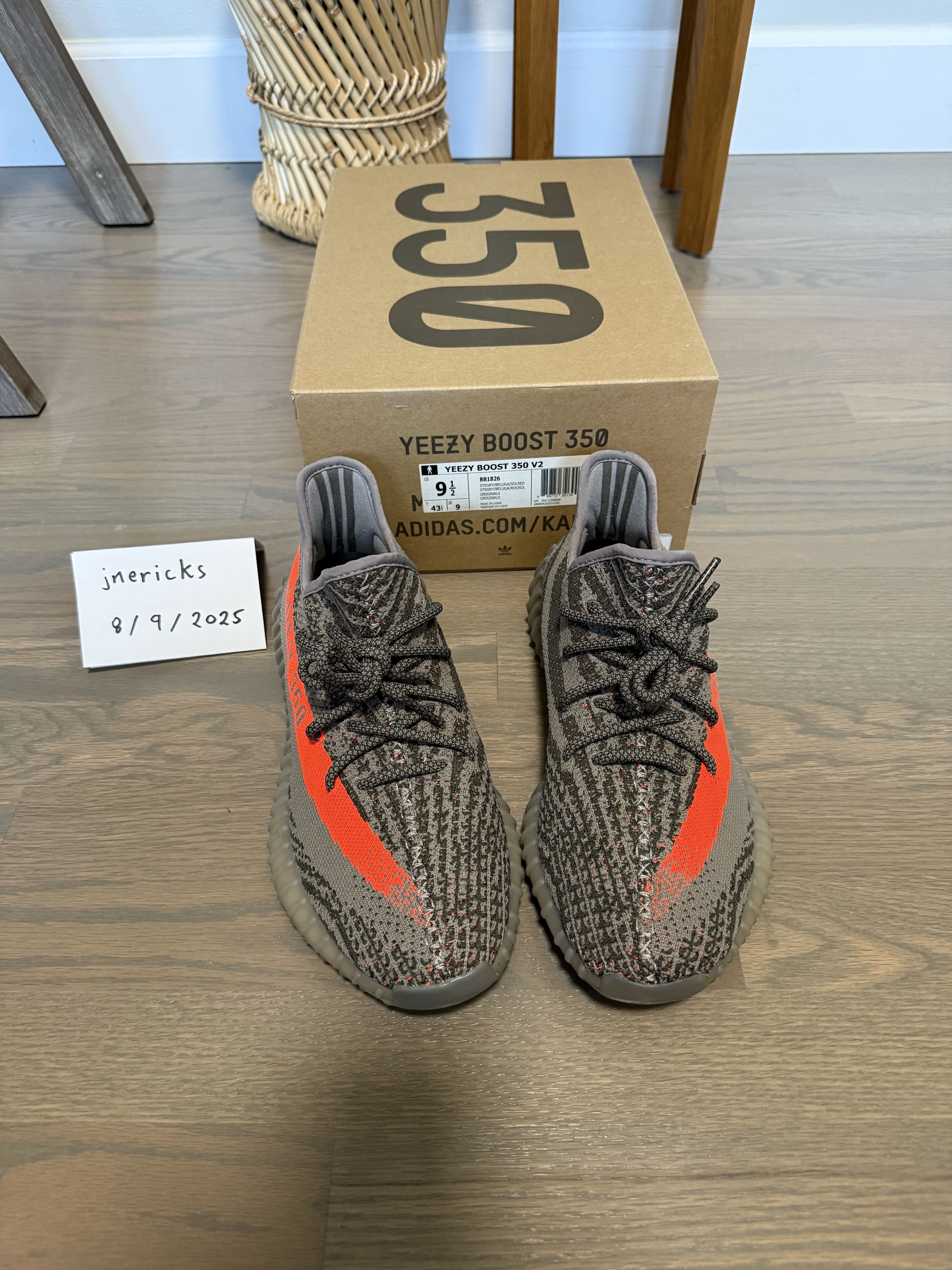 Adidas Yeezy Boost 350 V2 Beluga Size US 9.5 / EU 42-43 - 8 Thumbnail