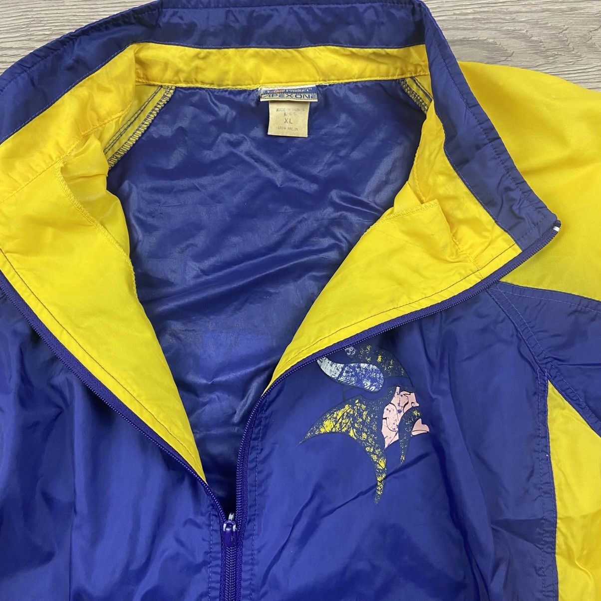 Apex One Vtg Apex One Minnesota Vikings lightweight windbreaker XL Size US XL / EU 56 / 4 - 3 Thumbnail
