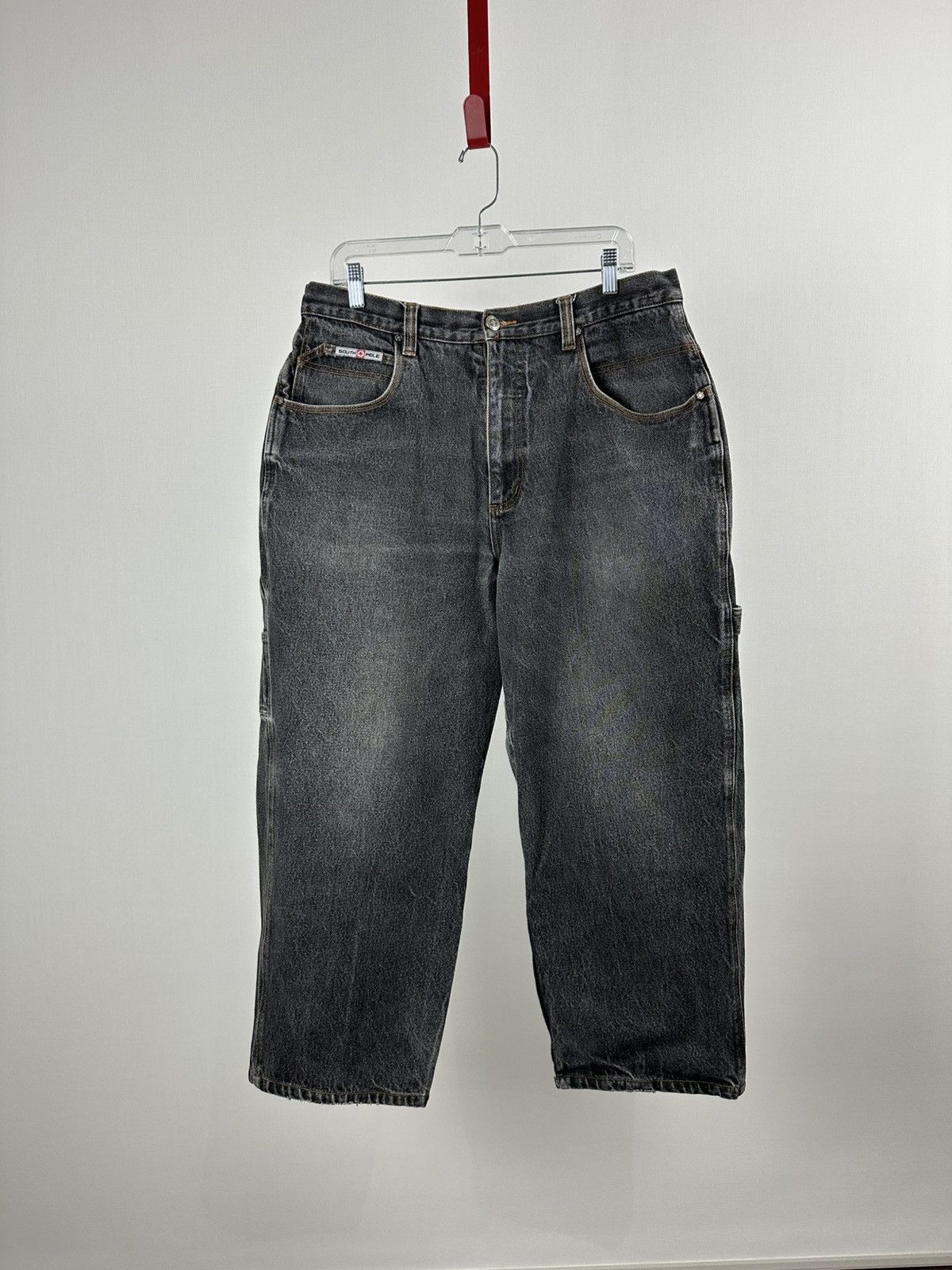 Southpole VTG Y2K Southpole Jeans Mens 38x29 Blue Baggy Acid Wash Moto Size US 38 / EU 54 - 9 Thumbnail