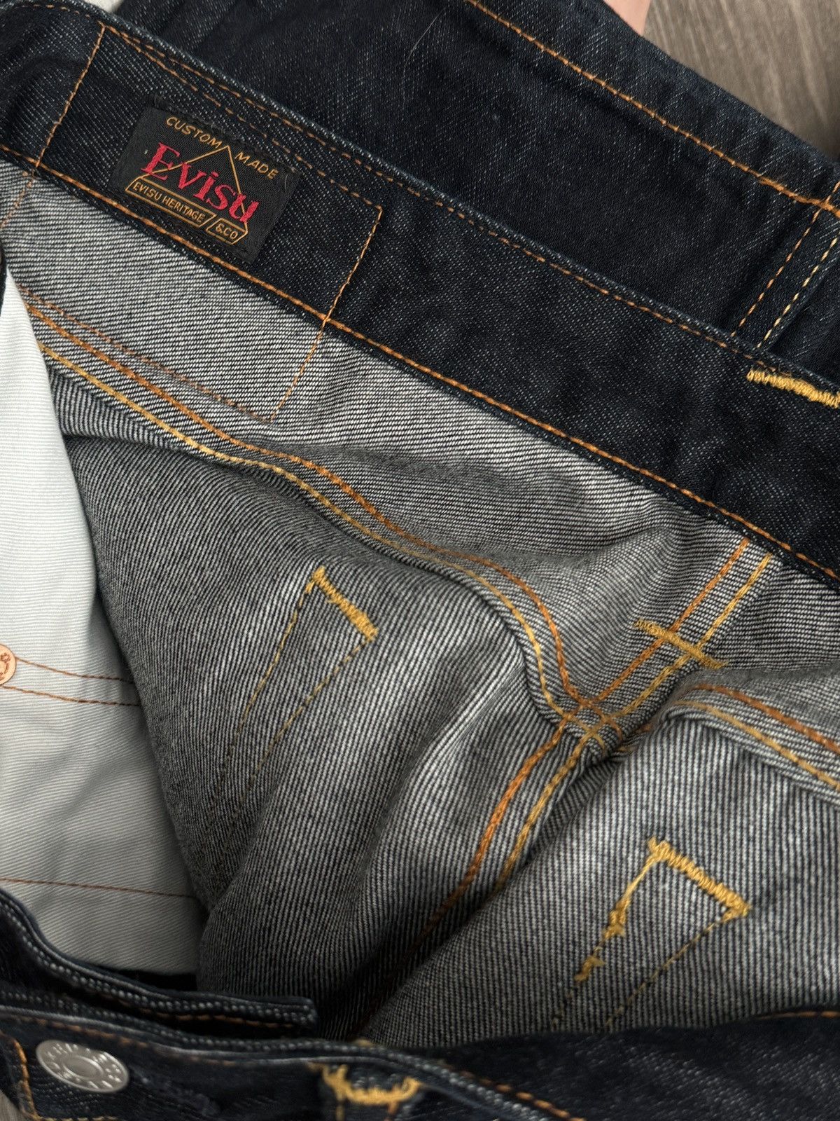 Evisu Evisu Premium Raw Denim Jeans - $220 Size US 34 / EU 50 - 5 Thumbnail