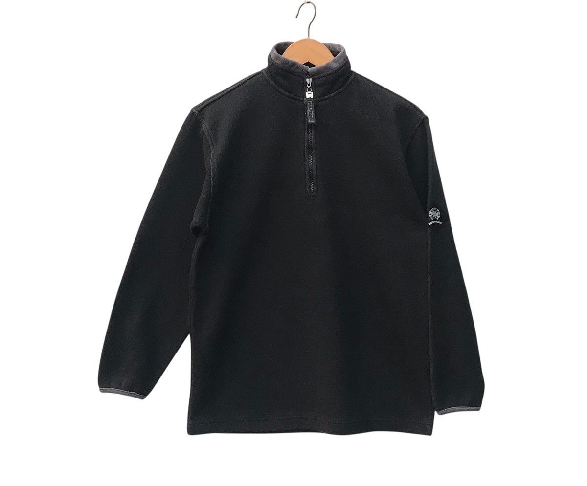 Tommy Hilfiger Tommy Hilfiger Half Zipper Black Sweatshirt Size US S / EU 44-46 / 1 - 1 Thumbnail