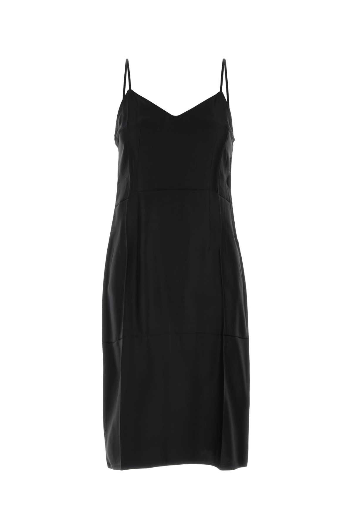Prada Black Twill Dress Size M / US 6-8 / IT 42-44 - 1 Thumbnail