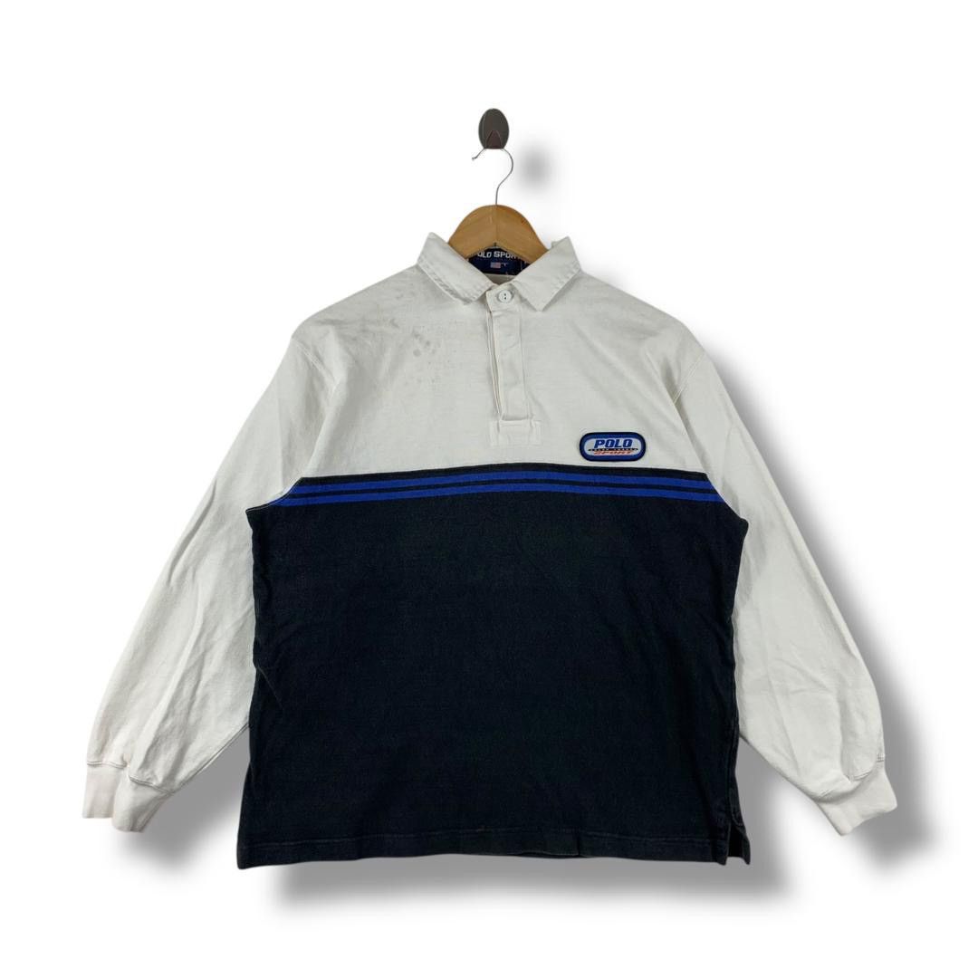 Polo Ralph Lauren Vintage POLO SPORT by POLO RALPH LAUREN spellout polos Size US M / EU 48-50 / 2 - 1 Thumbnail