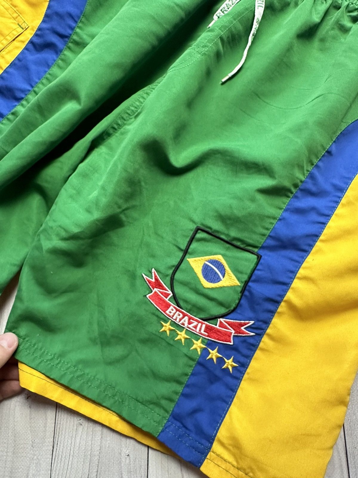 Vintage Vintage Brazil shorts big logo size XXL Size US XXL / EU 58 / 5 - 5 Thumbnail