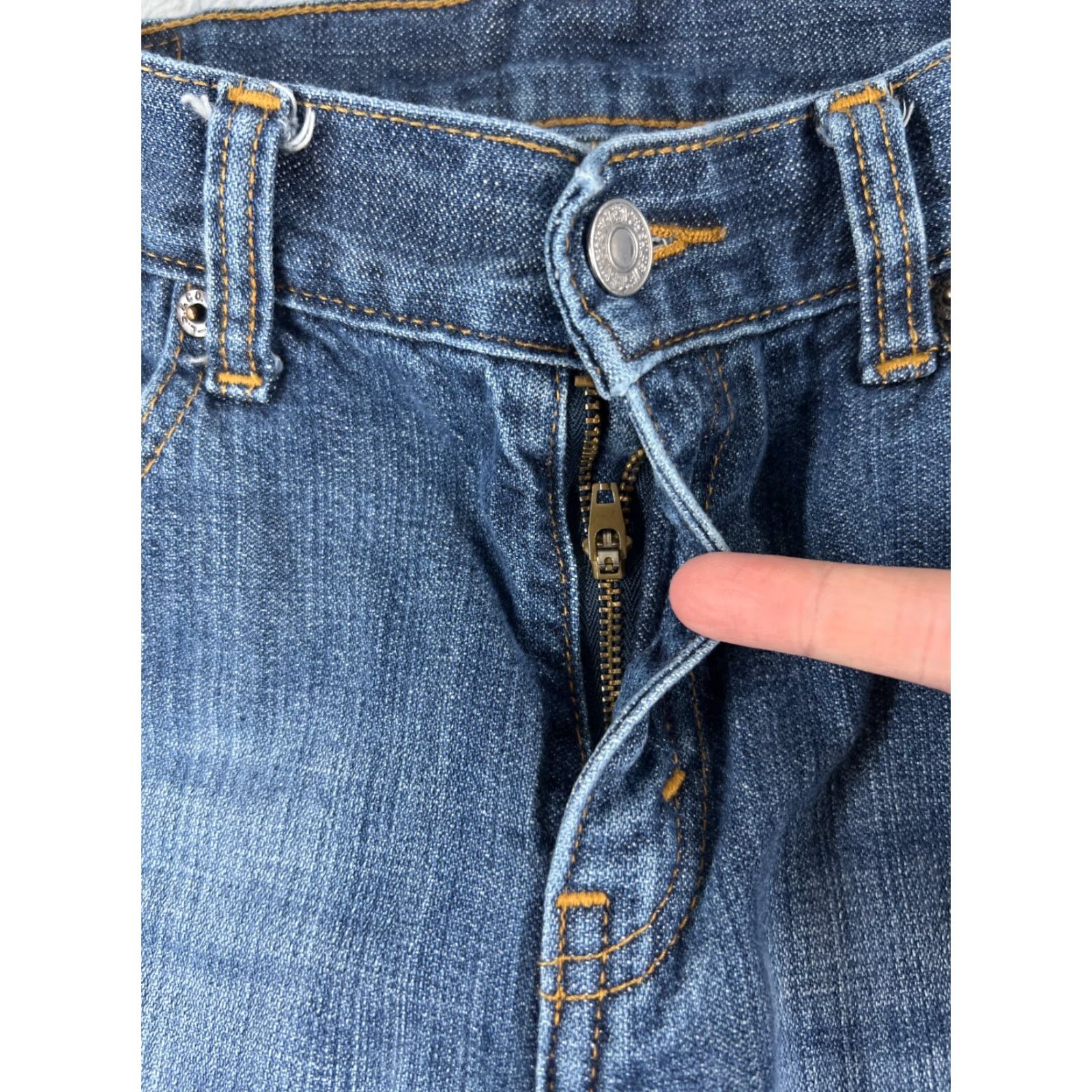 Levi's Levi's 515 Bootcut Jeans Women 10 Blue Denim Mid Rise Stretch Casual Pants Size 32" / US 10 / IT 46 - 5 Thumbnail
