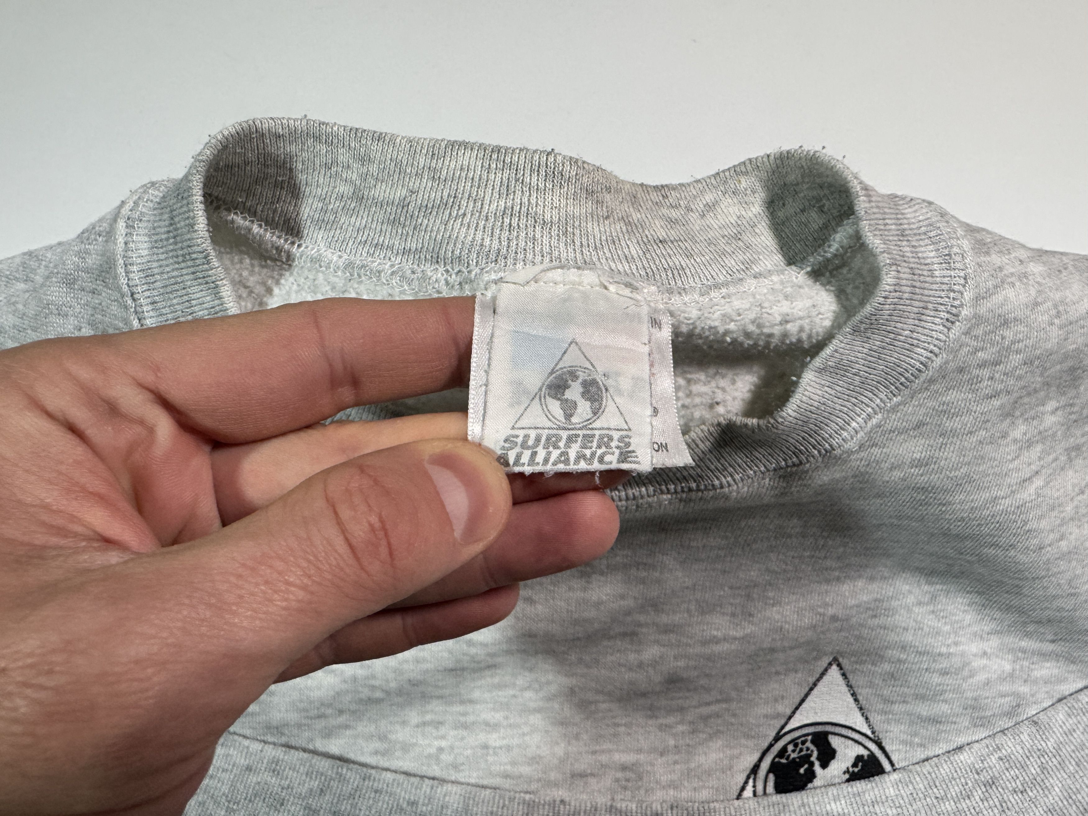 Vintage Vintage 90s Surfers Alliance Sweatshirt Size US XL / EU 56 / 4 - 5 Thumbnail