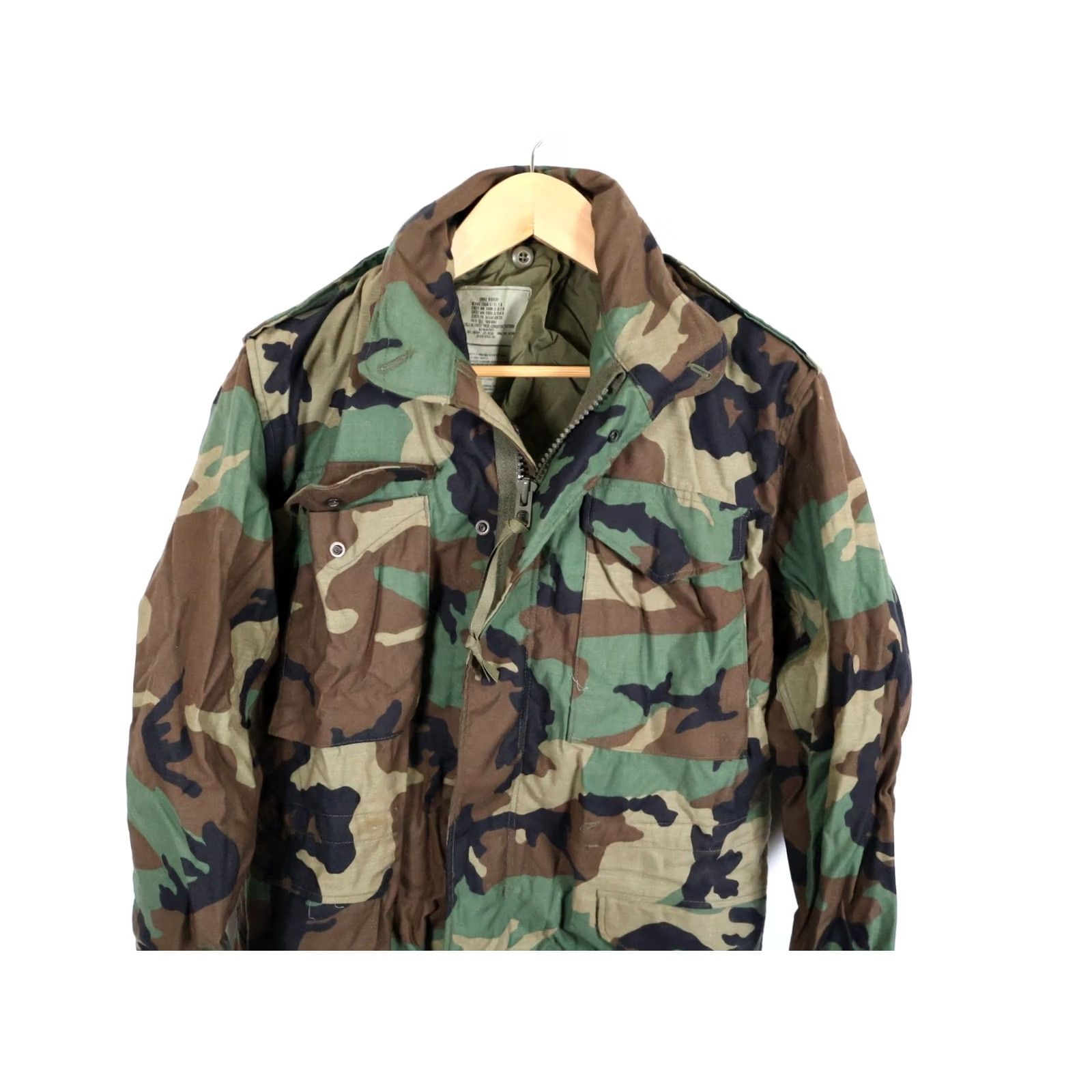 Vintage VINTAGE So-Sew Military Jacket Camouflage Regular Mens Small 80s 90s Hipster Outdoor Full Zip Hooded Lined Pockets Cotton Corduroy? Size US S / EU 44-46 / 1 - 4 Thumbnail