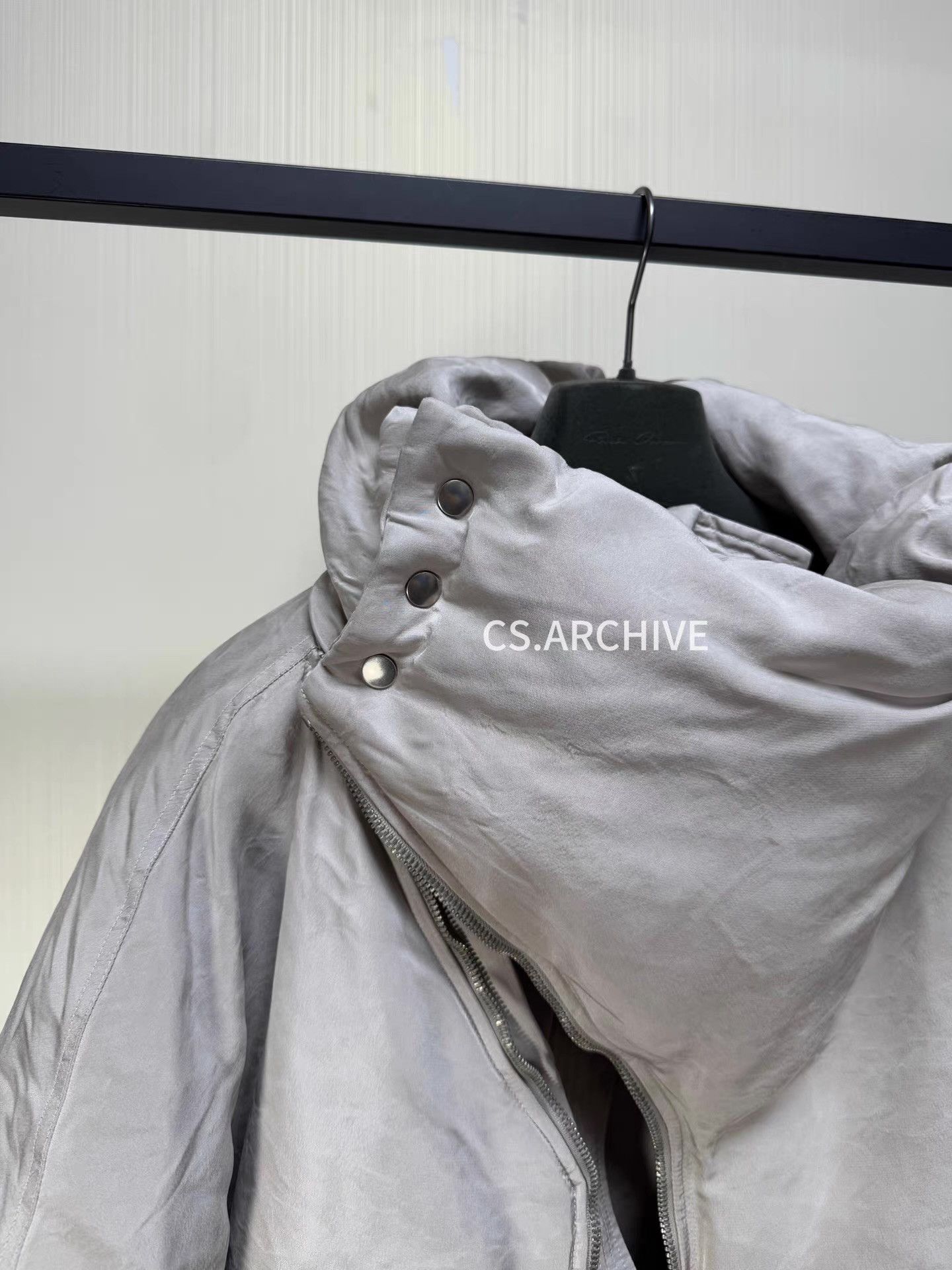 Rick Owens Rick Owens Asymmetric Placket Down Suede Coat Q8 Size US M / EU 48-50 / 2 - 3 Thumbnail