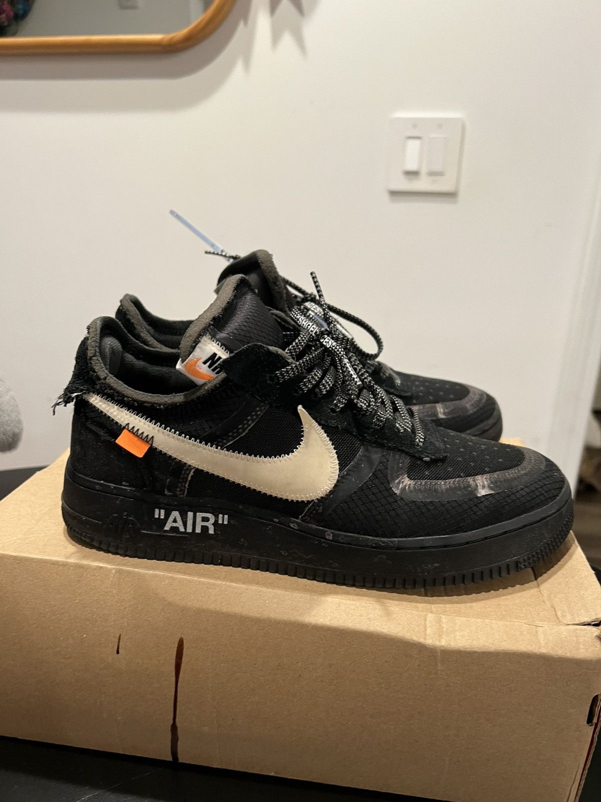 Nike × Off-White Holy Grailed Off White Nike Air Forces Size US 9.5 / EU 42-43 - 10 Thumbnail