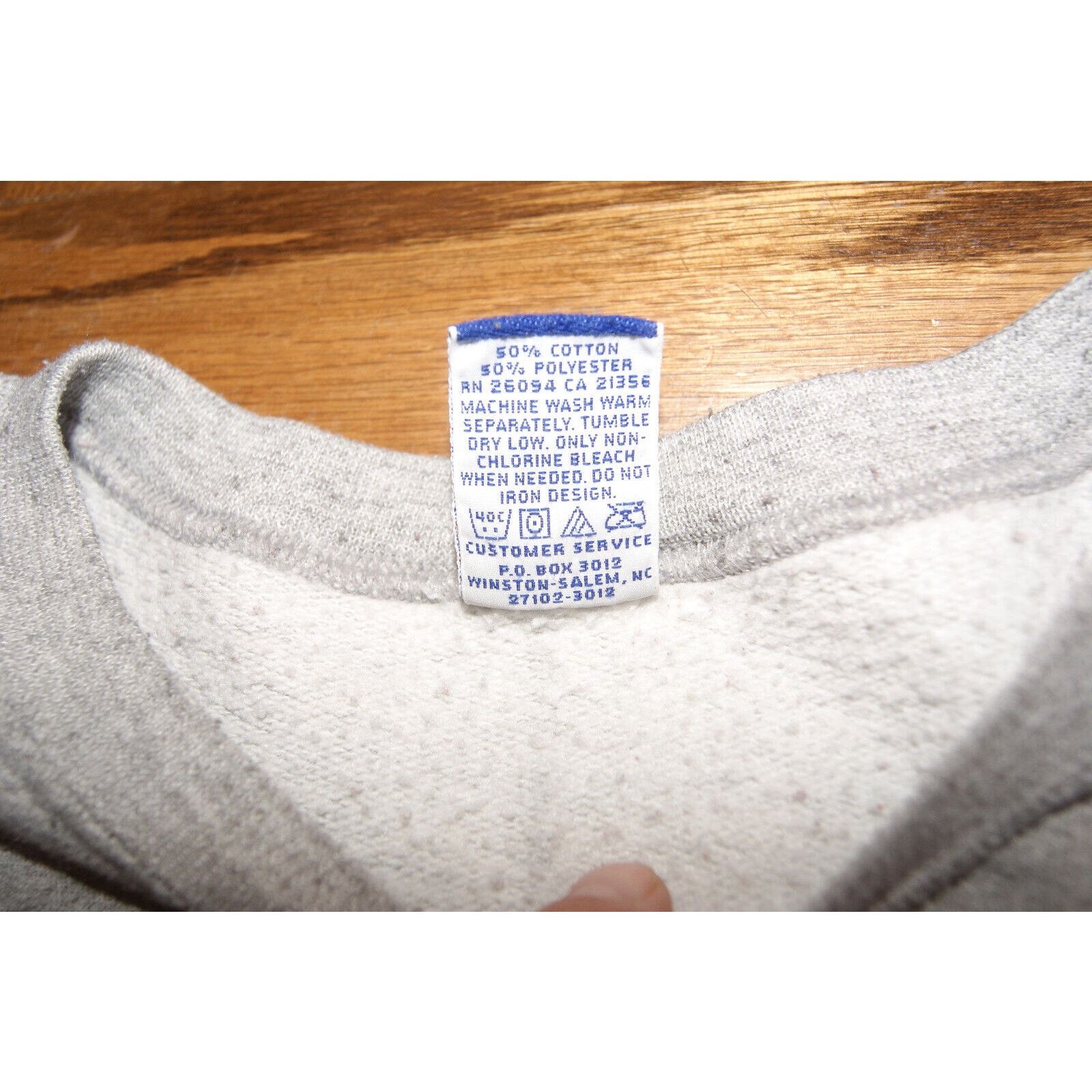 Champion VTG 90s Y2K Champion Mens 2XL Spell Out Crewneck Sweatshirt Size US XXL / EU 58 / 5 - 4 Thumbnail