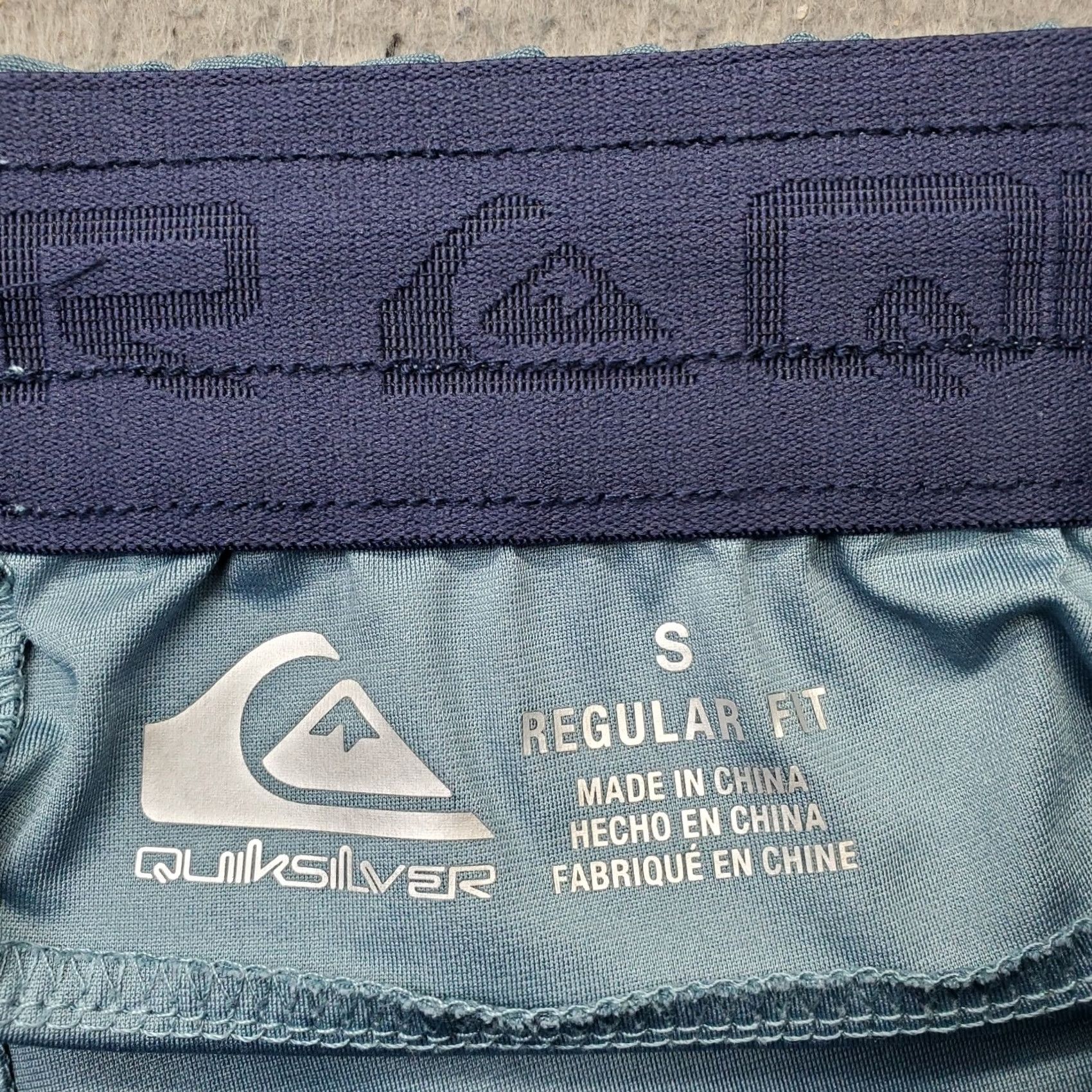 Quiksilver Quiksilver Dry Flight Active Shorts Mens S Blue Stretch Regular Drawstring Bermuda Shorts Mens Blue Stretch Regular Fit Size US 29 - 7 Thumbnail
