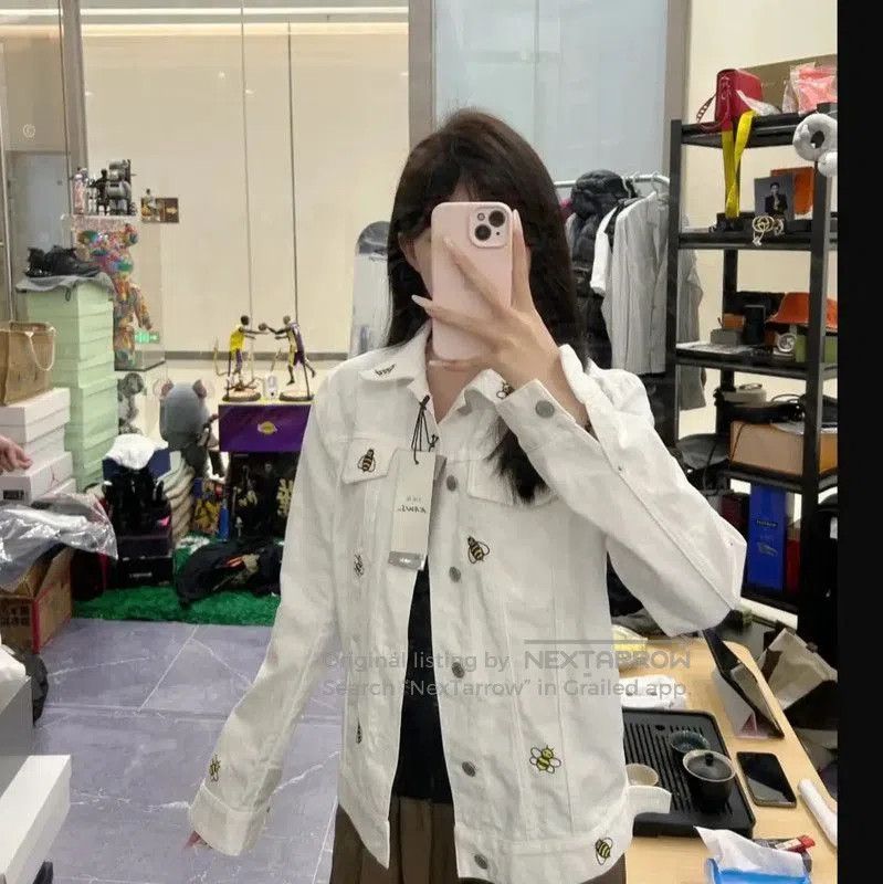 Dior Dior White Cotton Women's Jacket . Size XXL / US 16-18 / IT 52-54 - 3 Thumbnail