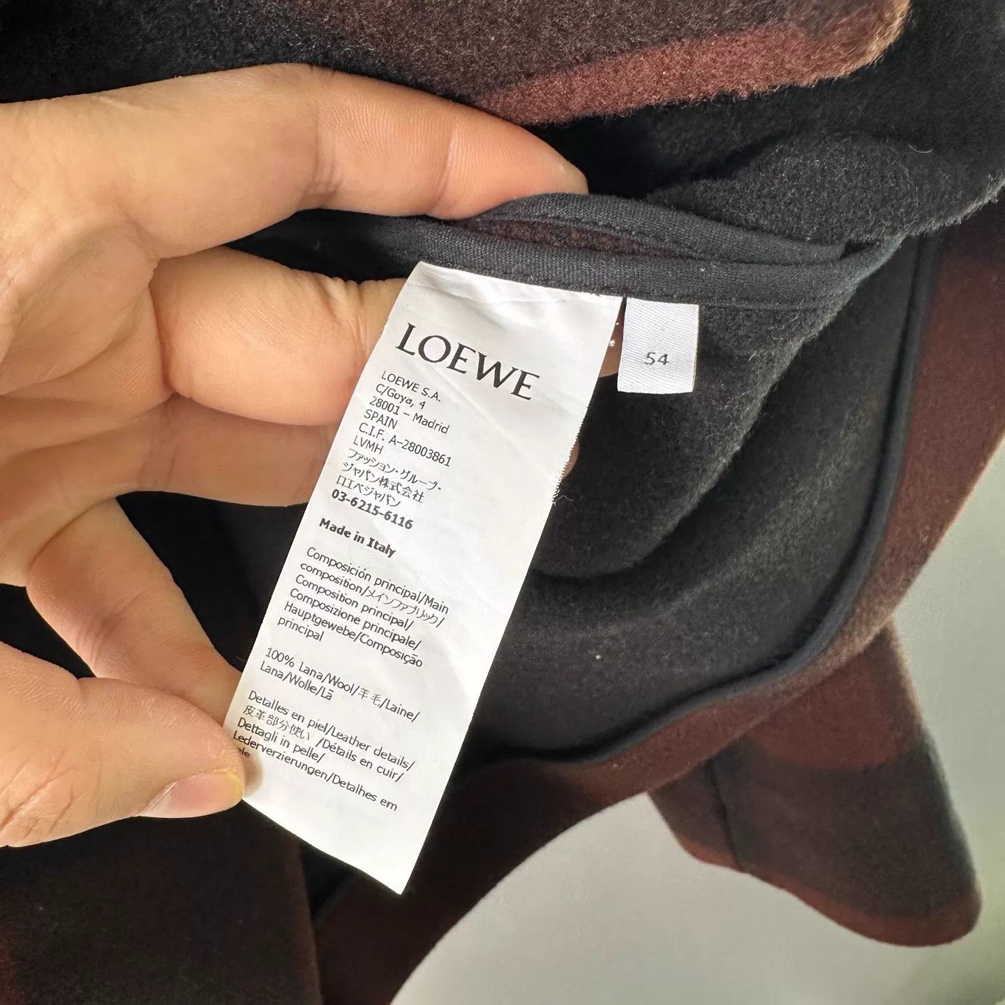 Loewe LOEWE Gingham Black Red Jacket Size US L / EU 52-54 / 3 - 5 Thumbnail