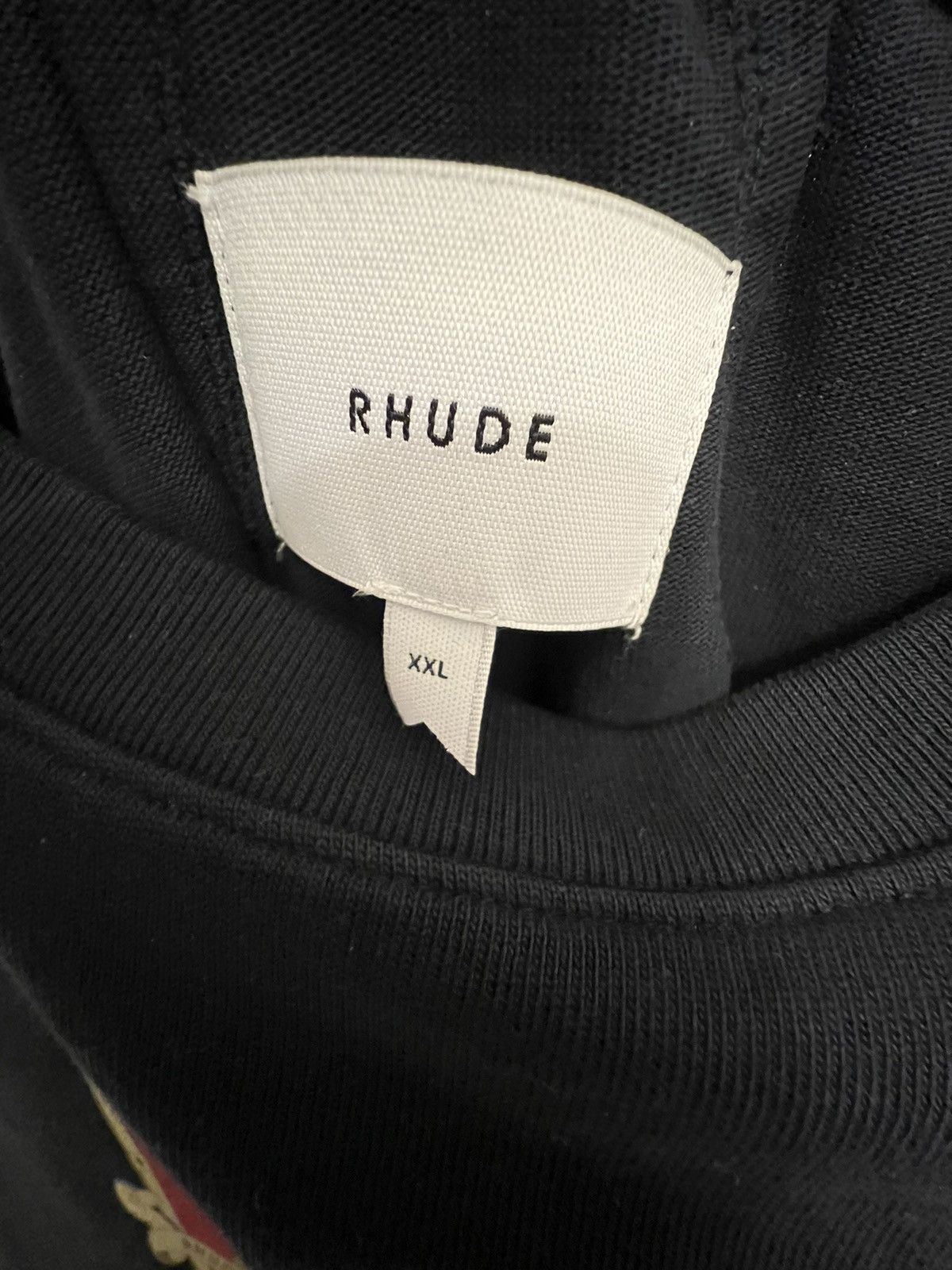 Rhude Rhude Script League T Shirt Size US XXL / EU 58 / 5 - 2 Thumbnail