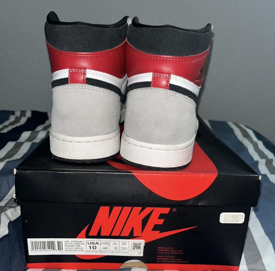 Jordan Brand Jordan 1 “Smoke grey” Size US 10 / EU 43 - 3 Thumbnail