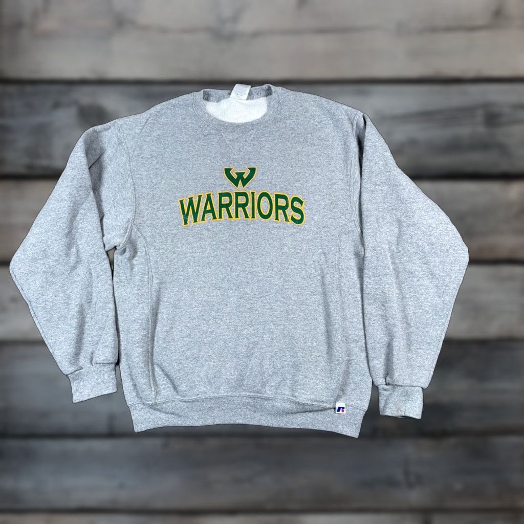 Russell Athletic Russell Athletic Warriors Graphic Sweatshirt Adult Medium Gray Crewneck Sports Size US M / EU 48-50 / 2 - 1 Thumbnail