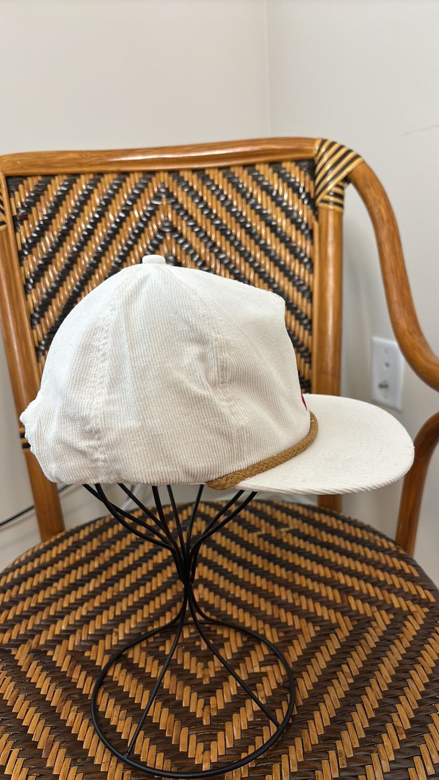 Vintage Vintage Seagrams 7 Whiskey Corduroy SnapBack Hat Size ONE SIZE - 4 Thumbnail