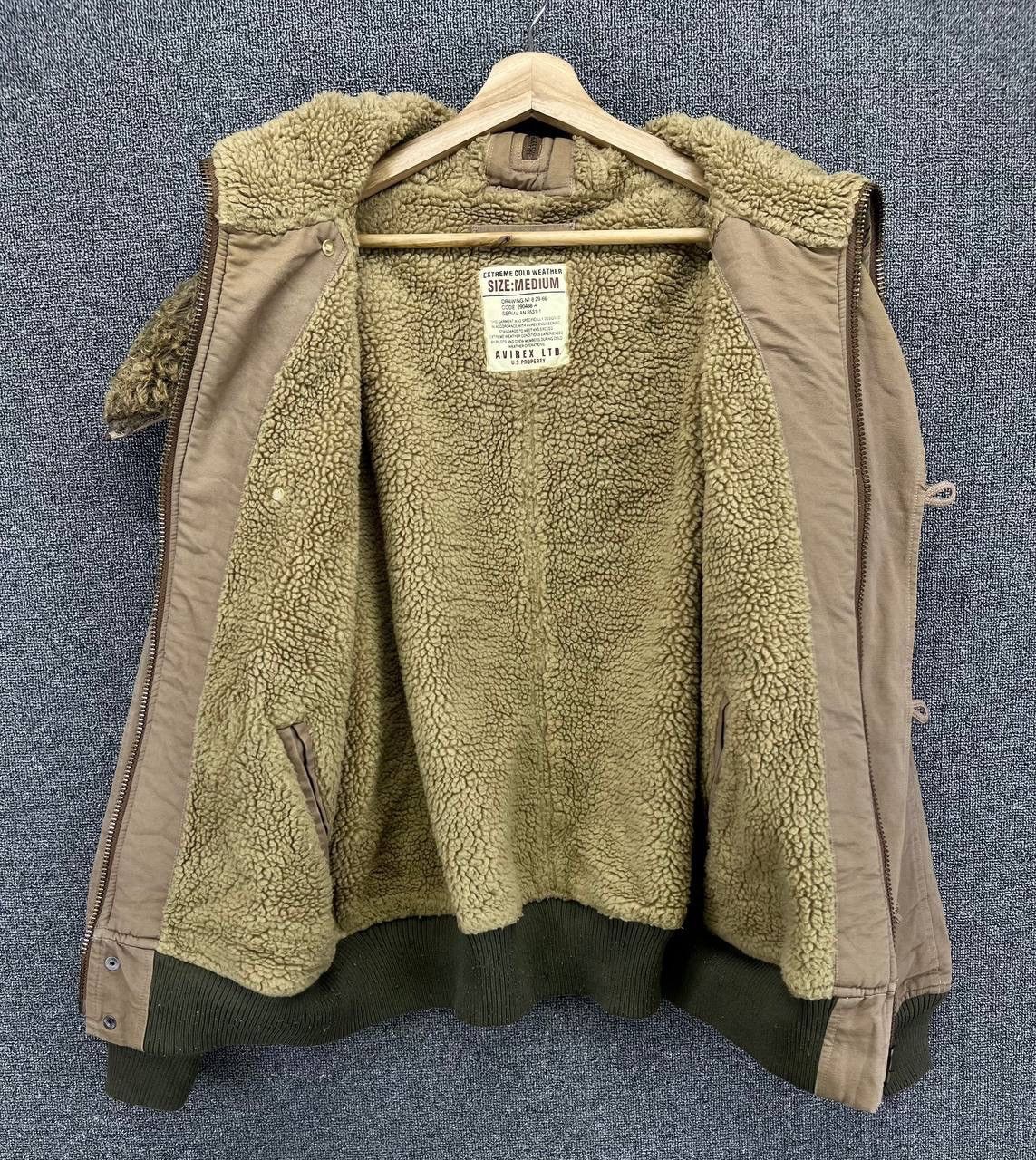 Avirex Vintage Avirex Extreme Cold Weather Fur Hoodie Bomber Jacket Size US M / EU 48-50 / 2 - 7 Thumbnail
