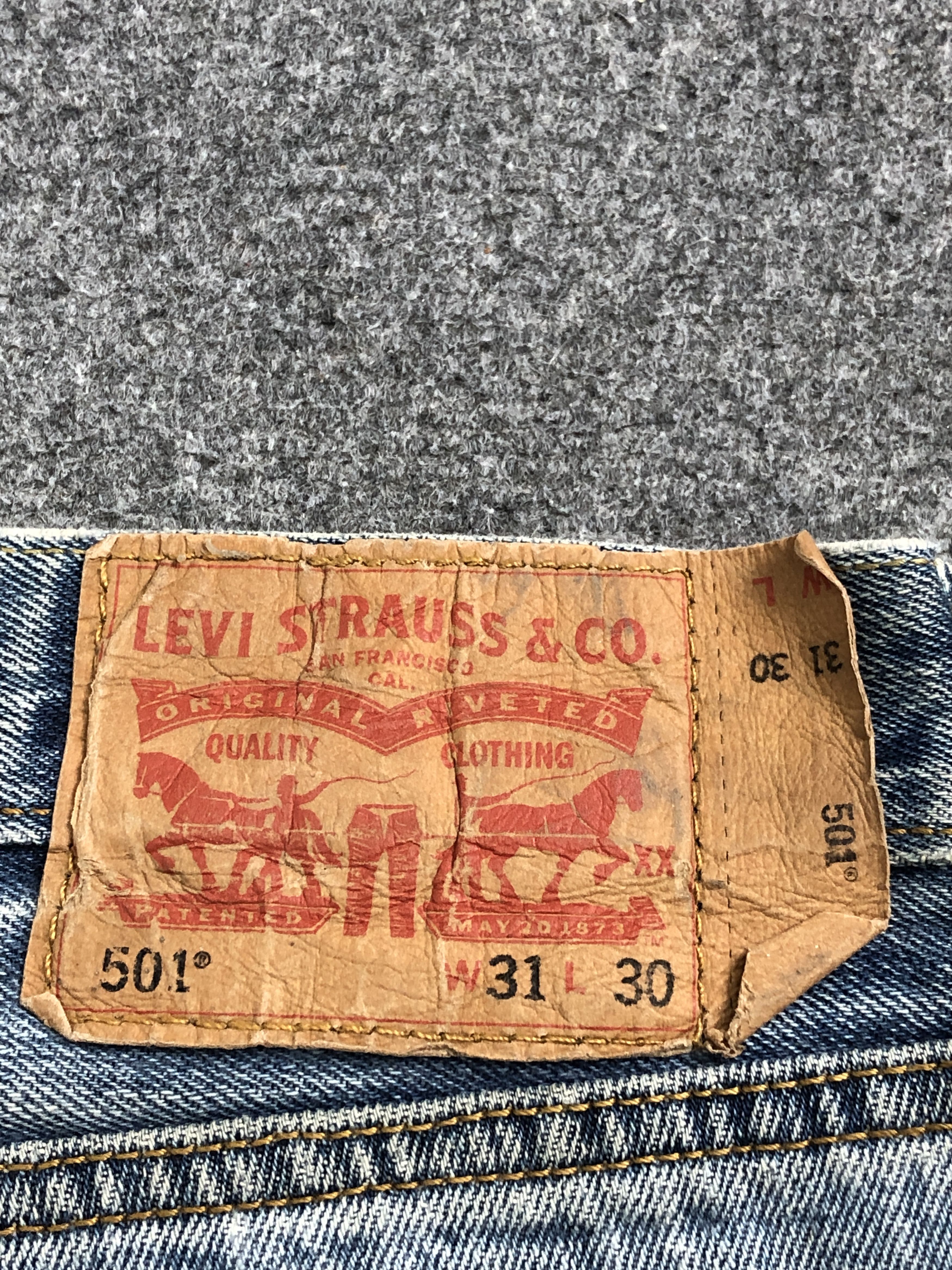 Levi's × Vintage Vintage Levis 501 Faded Blue Jeans Size US 30 / EU 46 - 5 Thumbnail