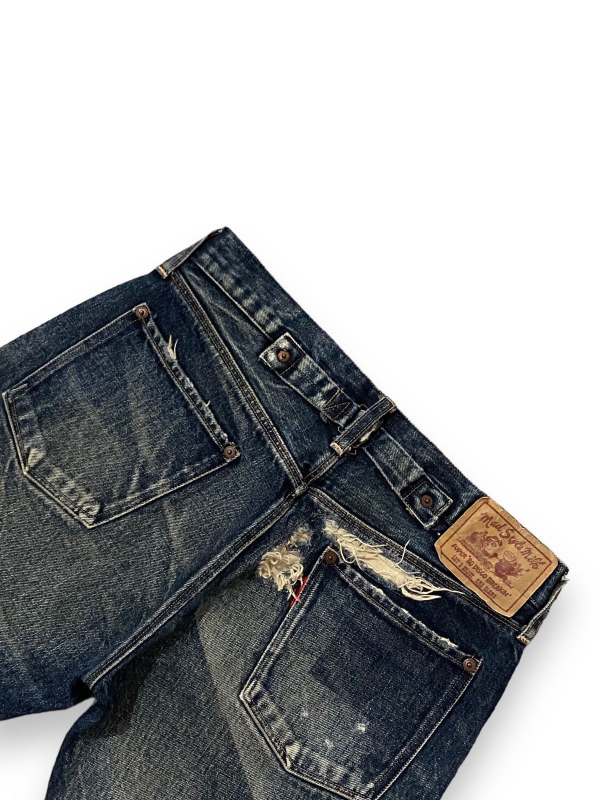 If Six Was Nine × Japanese Brand × Le Grande Bleu (L.G.B.) Rna Slang Inc Japan Selvedge Dirty Mud Washed Wax Pocket Size US 30 / EU 46 - 11 Thumbnail