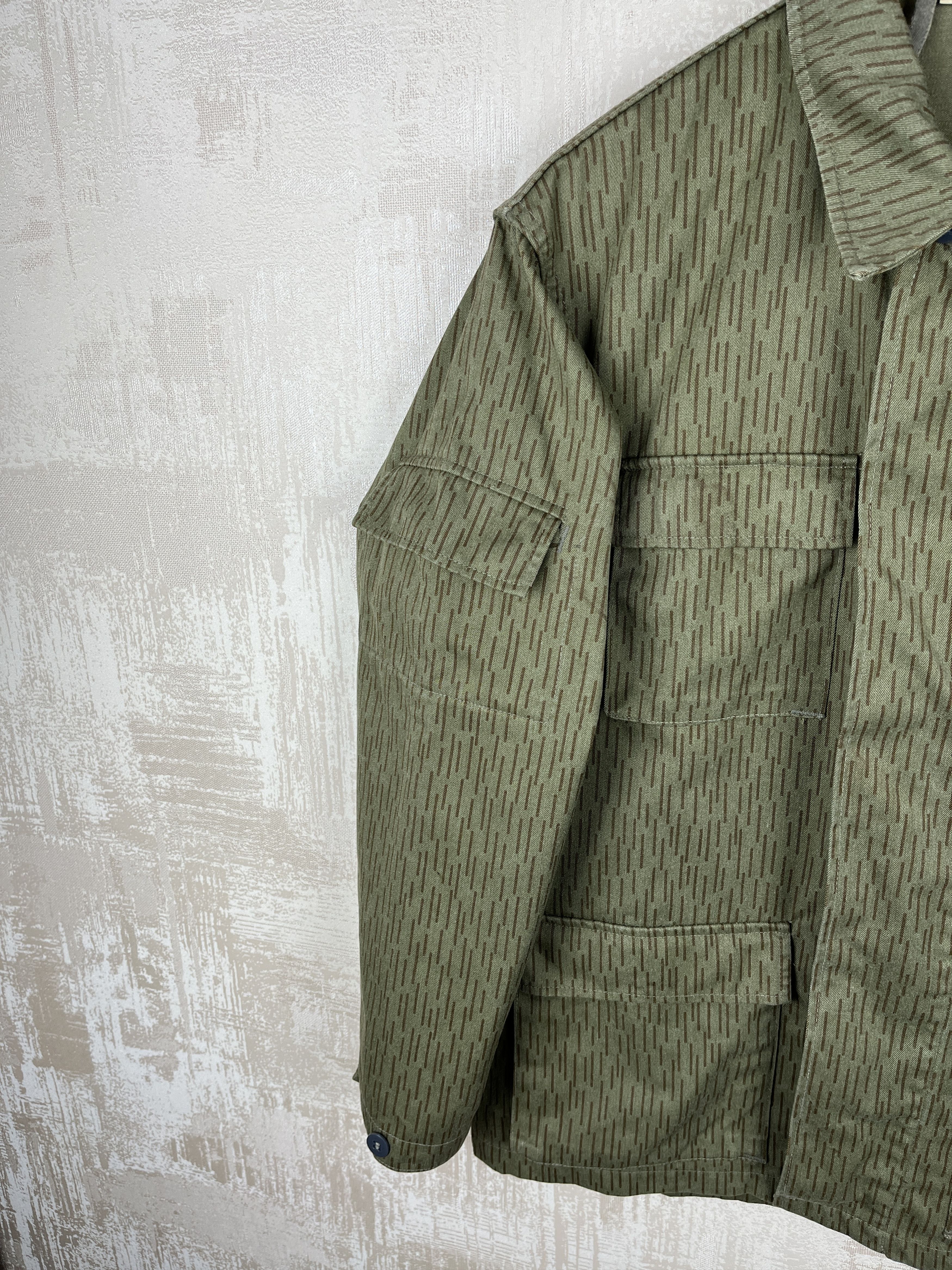 Vintage Vintage Military Army Field Jacket Dash Line Camouflage Size US S / EU 44-46 / 1 - 9 Thumbnail