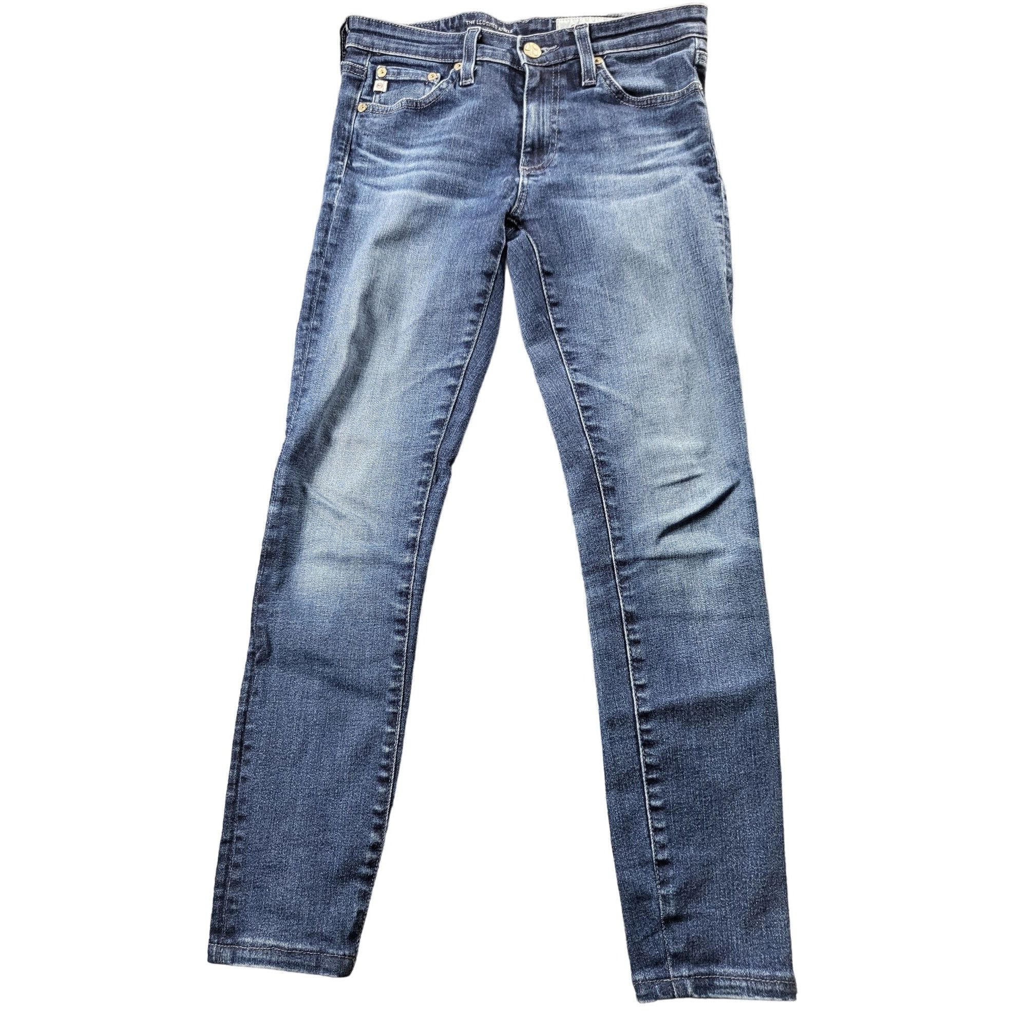 AG Adriano Goldschmied AG Adriano Goldschmied Capri Jeans Women Sz 26R Blue Denim T Size 26" / US 2 / IT 38 - 1 Thumbnail