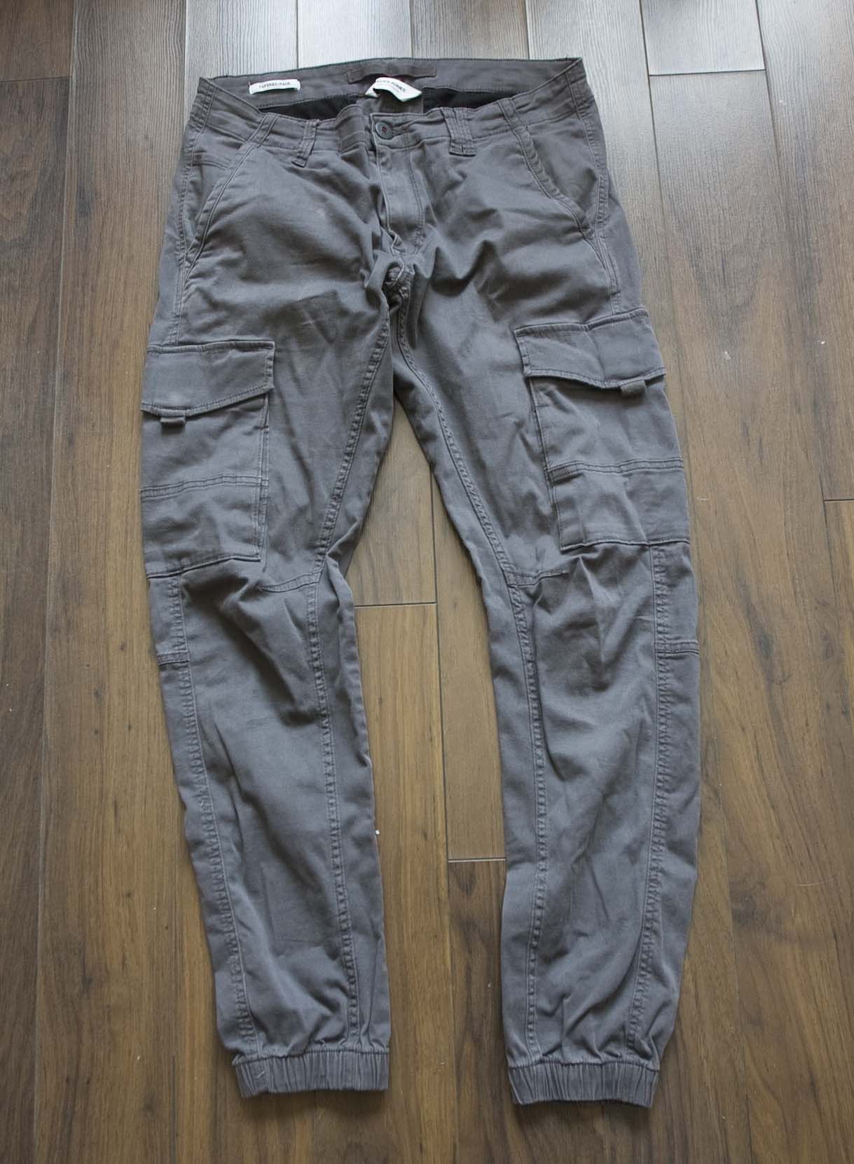 Jack & Jones JACK & JONES Pants Cargo Tapered / Paul Size 32x28 Gray Size US 32 / EU 48 - 1 Thumbnail