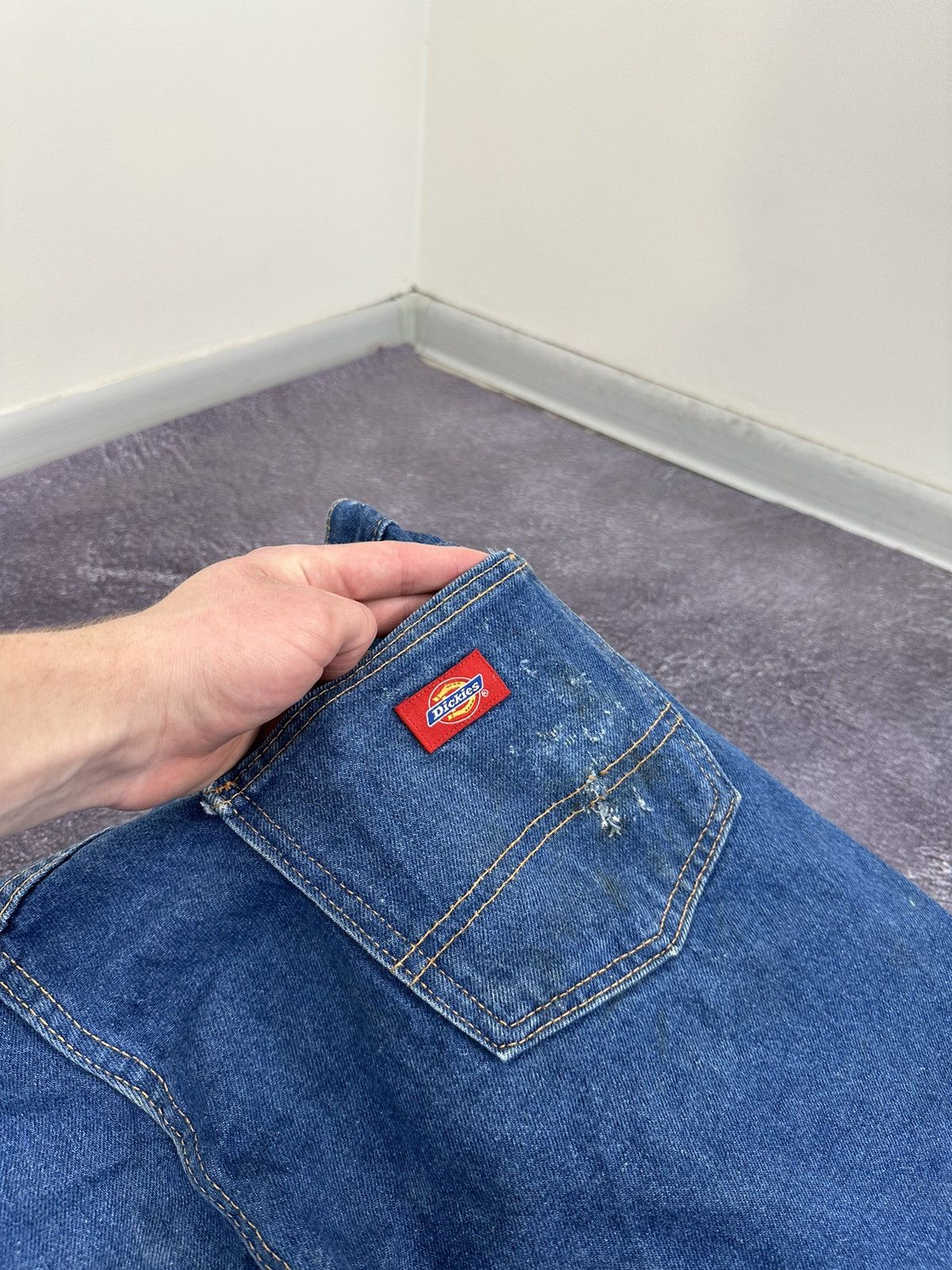 Dickies Vintage Dickies Baggy Distressed Opium Faded USA Work Jeans Size US 42 / EU 58 - 9 Thumbnail