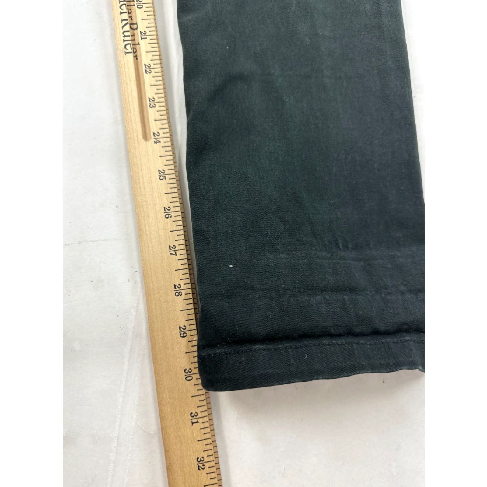 Roark Roark Pants Mens 30 Black Canvas Mid Rise Workwear Straight Leg Chino Pants Size US 30 / EU 46 - 7 Thumbnail