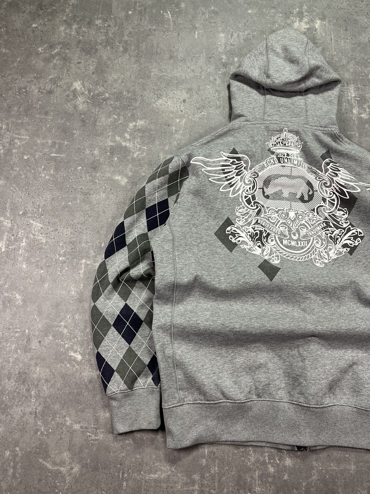 Ecko Unltd. Crazy Vintage Ecko Unltd Zip Hoodie Y2K L Size US L / EU 52-54 / 3 - 10 Thumbnail