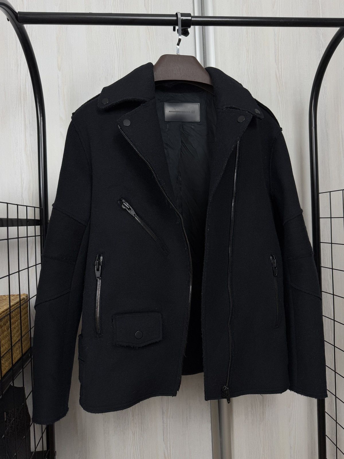 Alexander Wang × H&M Alexander Wang x H&M wool blend biker style oversized jacket Size S / US 4 / IT 40 - 2 Thumbnail