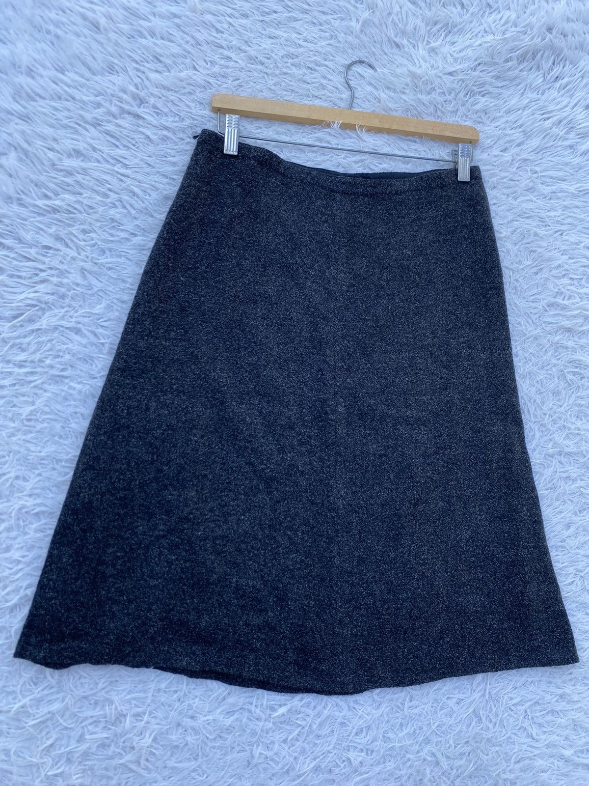 agnes b. Rare Vintage 90s agnes b. Black Skirt Size 31" - 13 Thumbnail