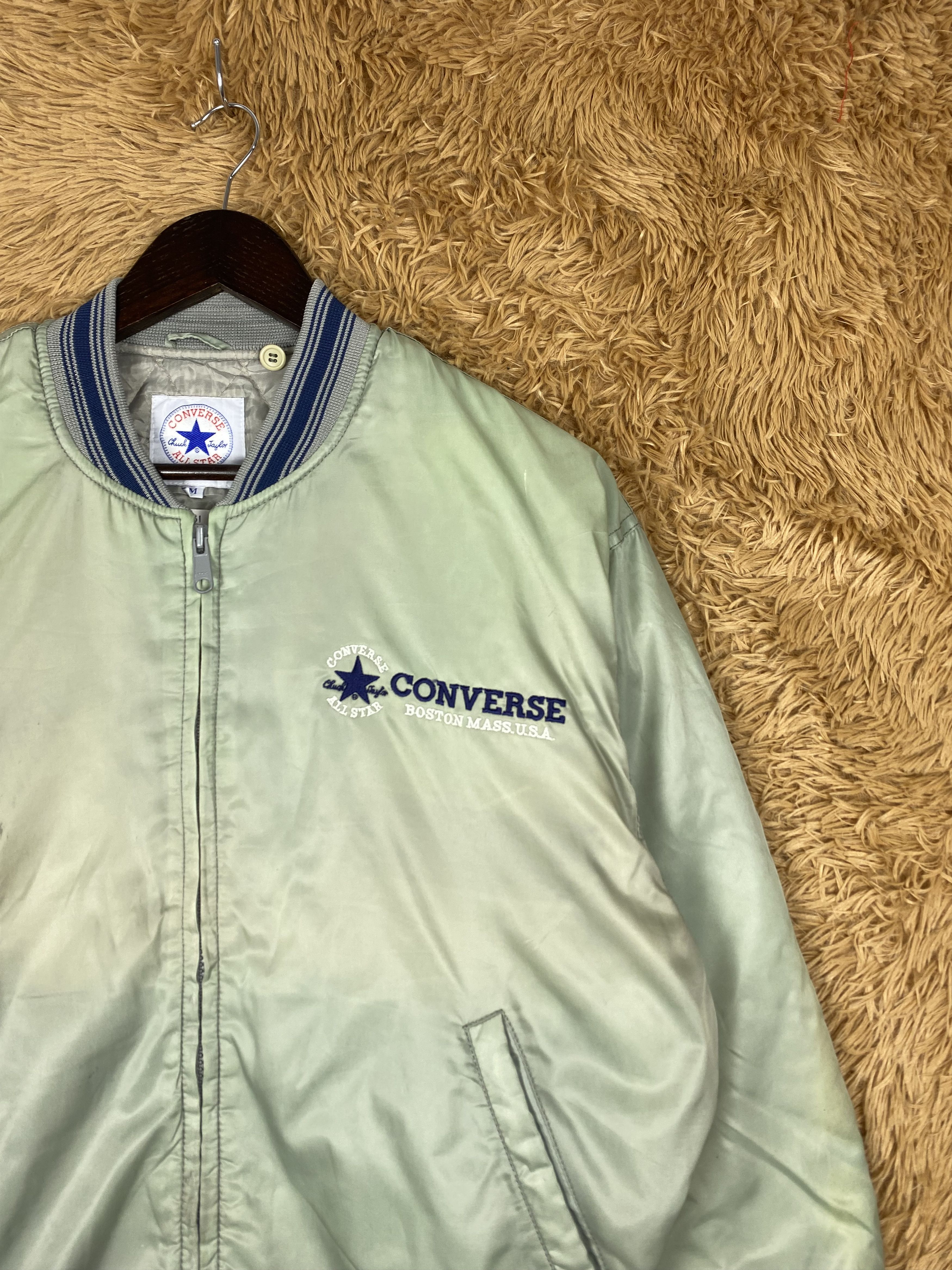 Converse Vintage Converse Quilted Lining Bombers Jacket DJ0631 Size US M / EU 48-50 / 2 - 3 Thumbnail