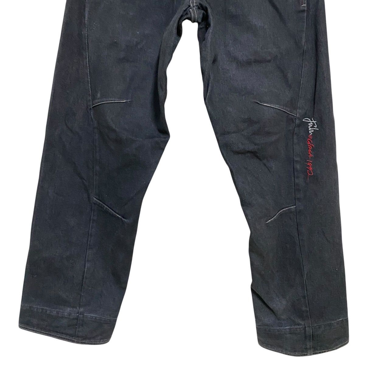 Fubu Vintage Fubu Denim Engineered Baggy Jeans Black Size US 33 - 6 Thumbnail