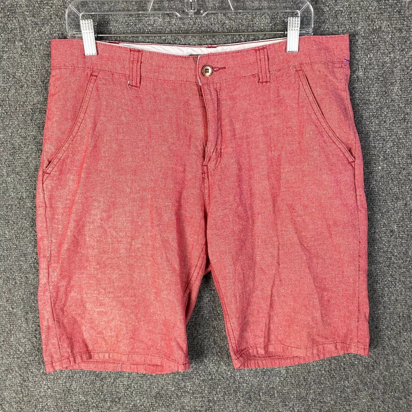 Other Charles and A Half Chino Shorts Men's Size 32 Red Cotton Size US 32 / EU 48 - 1 Thumbnail
