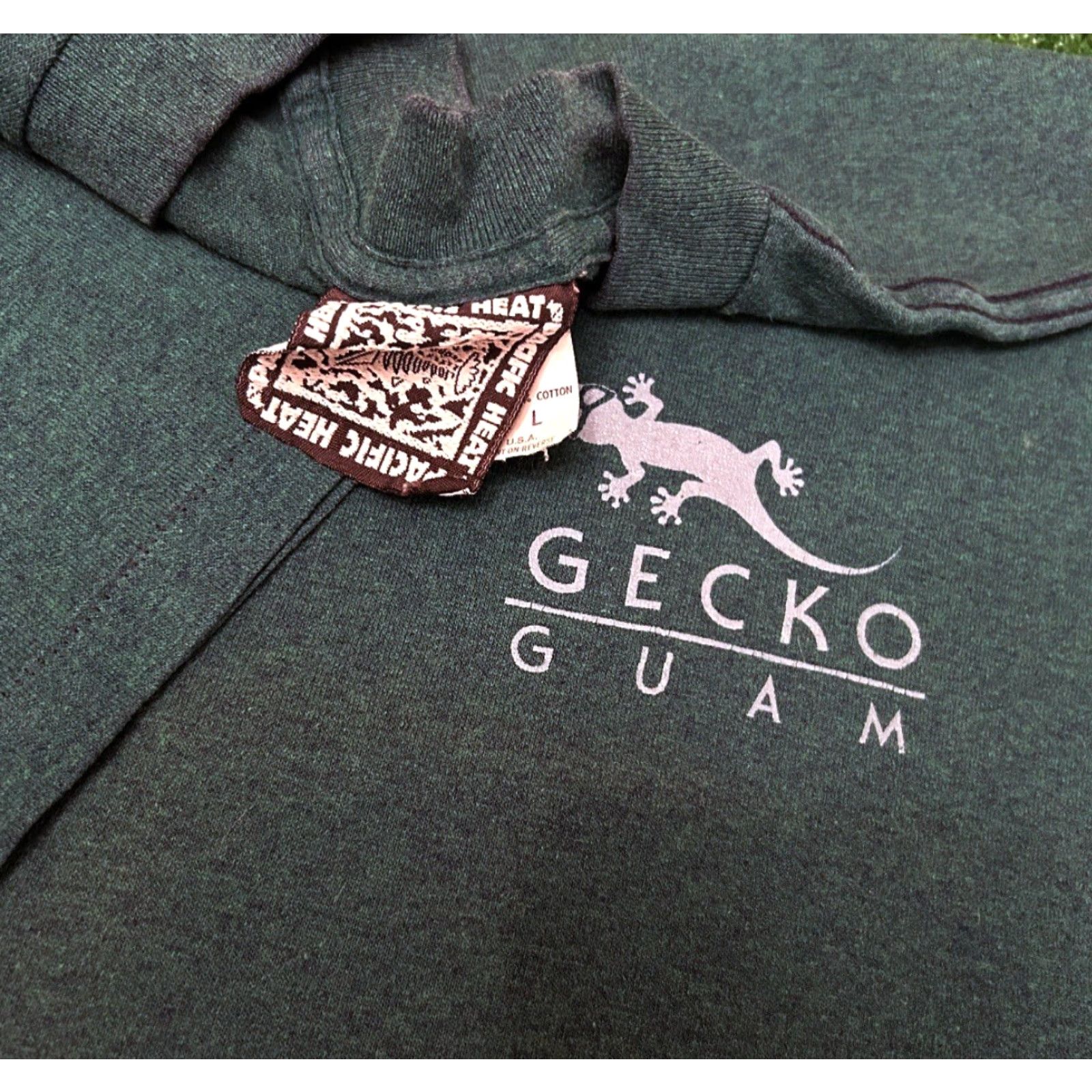 Vintage VINTAGE Gecko Hawaii Pro Surf Team GUAM Graphic VTG Shirt Mens Large 90s Surf Hawaii Beach USA Green Short Sleeve T-Shirt Size US L / EU 52-54 / 3 - 2 Thumbnail