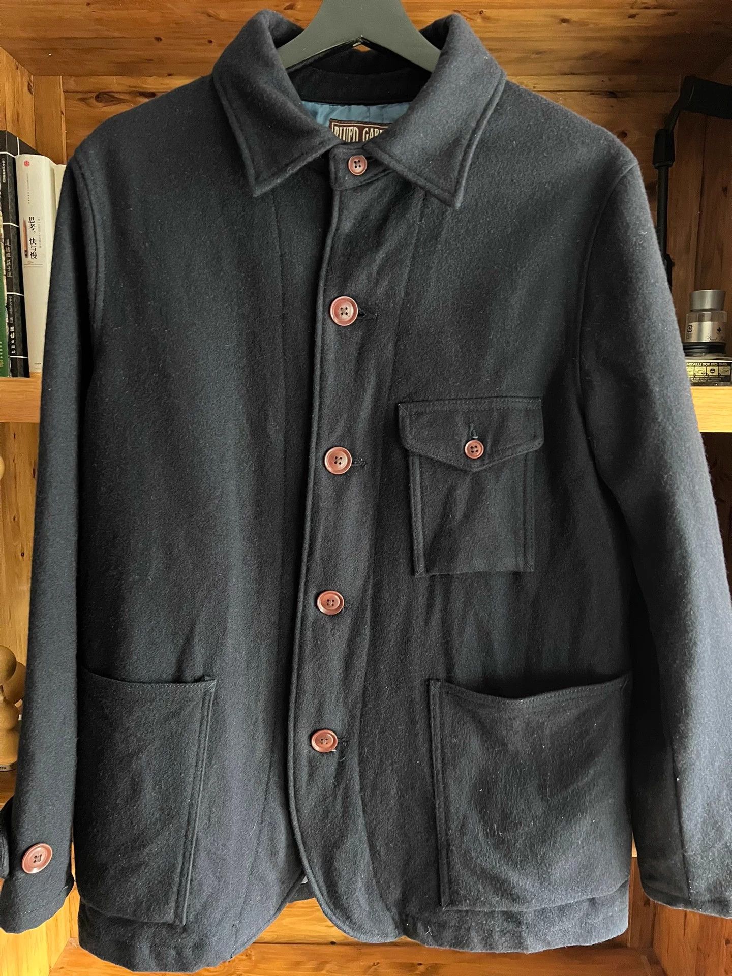 Momotaro Jeans MOMOTARO Wool Jacket Deep Indigo 38 (Worn Twice) Size US S / EU 44-46 / 1 - 5 Thumbnail