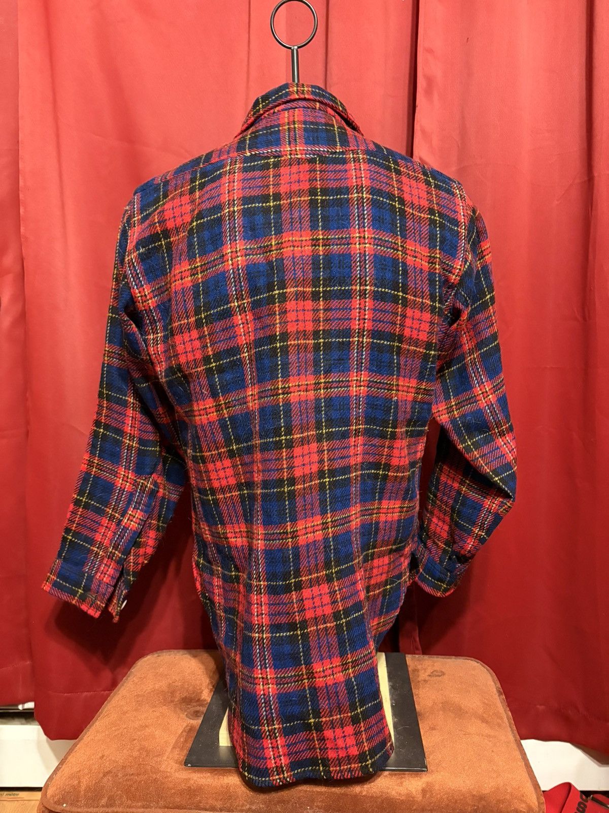 Vintage Vintage Wool Plaid Loop Collar Shirt Playday Tooke Grail Size US L / EU 52-54 / 3 - 2 Thumbnail