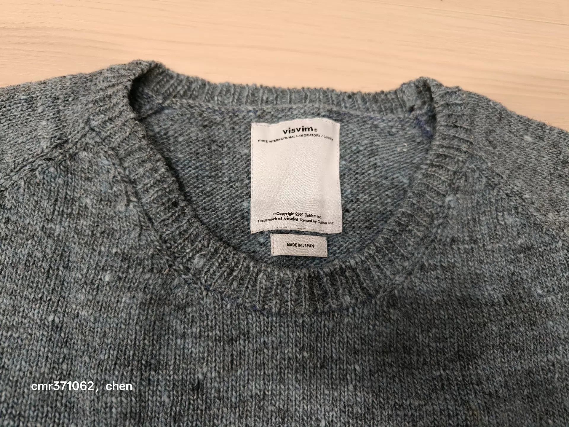 Visvim visvim 17AW COLLEGE KNIT L/S N.D. indigo 2 95New Size US M / EU 48-50 / 2 - 2 Thumbnail