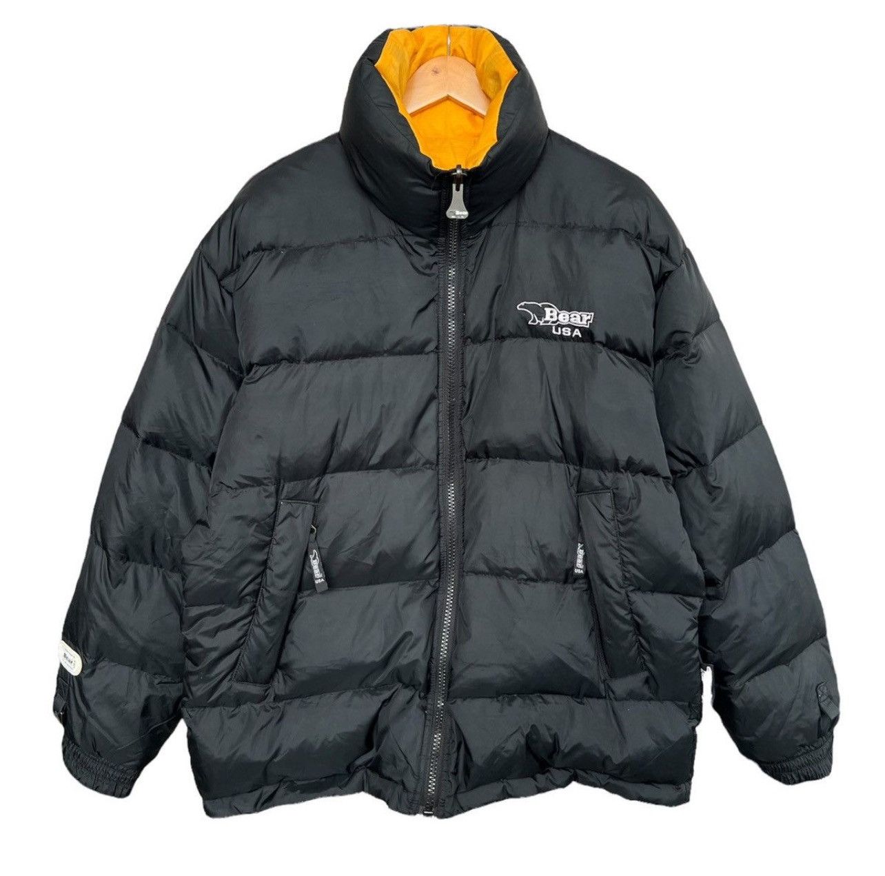 Bear bubble coat 90s sales