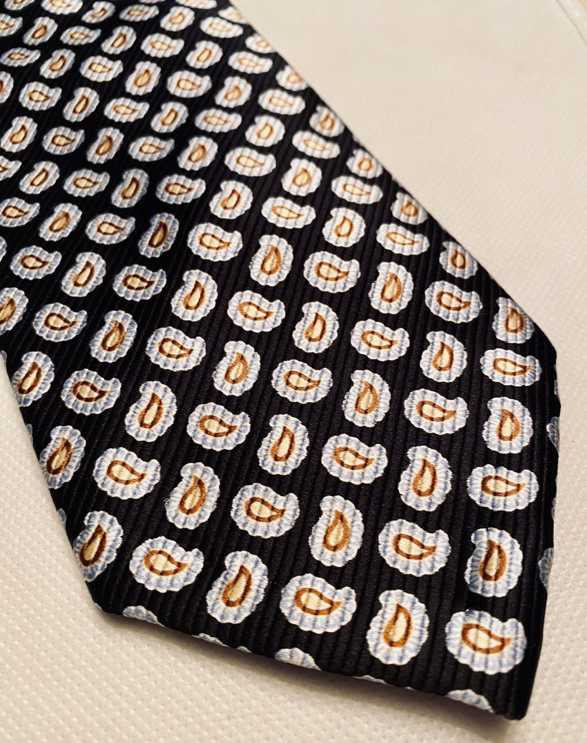 Robert Talbott Robert Talbott 🇺🇸 Carmel LE Navy seven fold tie #33 of 40 NWT Size ONE SIZE - 4 Thumbnail
