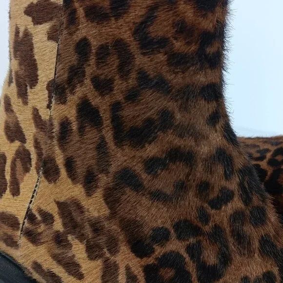Jimmy Choo Jimmy Choo Mava Leopard-Print Fur Ankle Boots - EU36/US6 Size US 6.5 / IT 36.5 - 7 Thumbnail