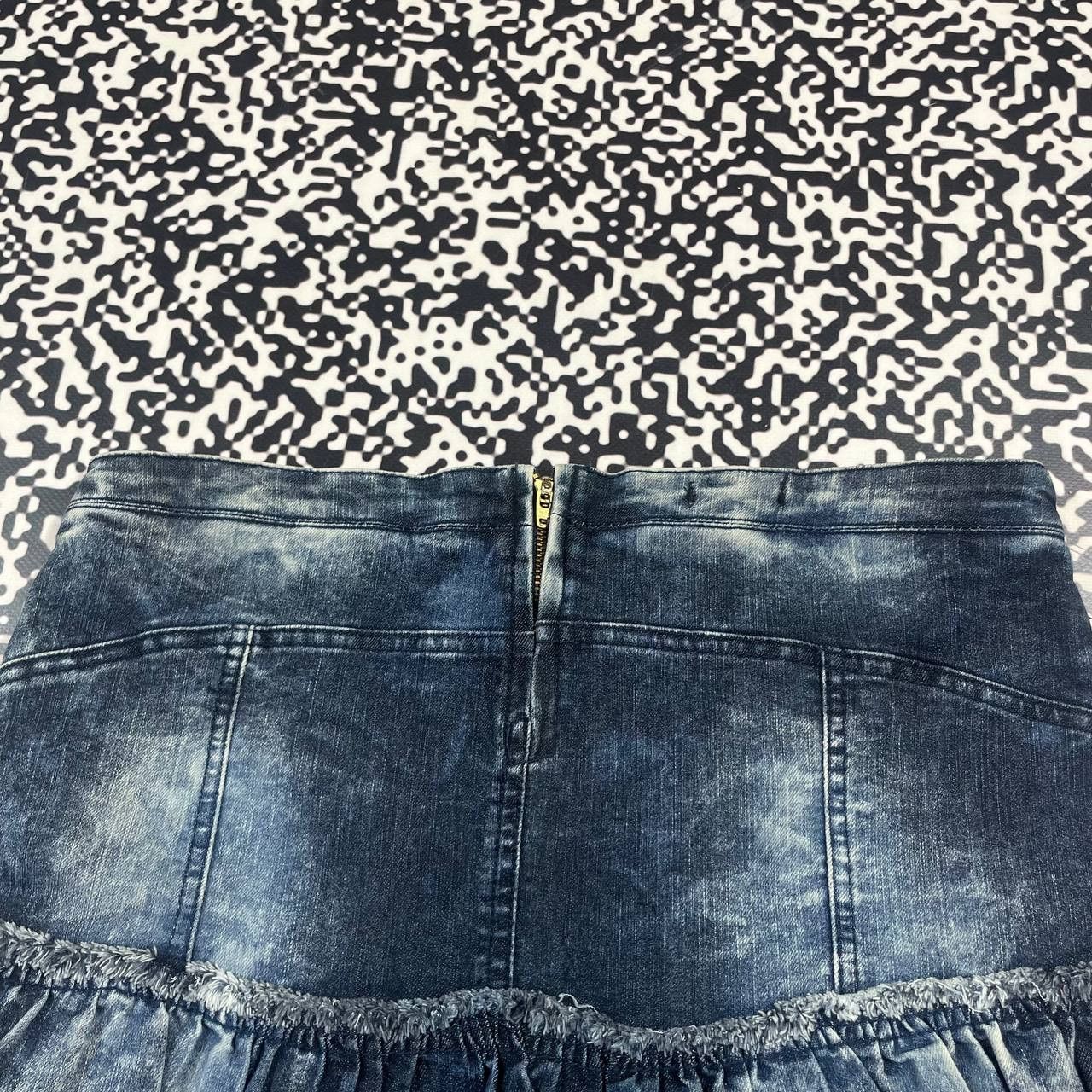 Japanese Brand Vintage Y2K Japanese Sexy Flared Mini Skirt Retro 90s Style Size 26" / US 2 / IT 38 - 12 Thumbnail