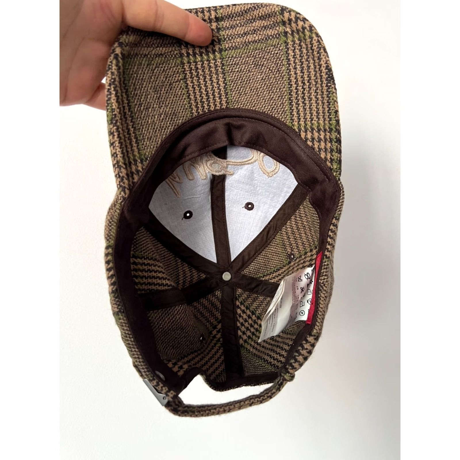 Hugo Boss HUGO BOSS Baseball Wool Cap Prince of Wales Check Logo Men's Cap Wool Polyamide Polyacryl Multicolor One Size Casual Mens Size ONE SIZE - 6 Thumbnail