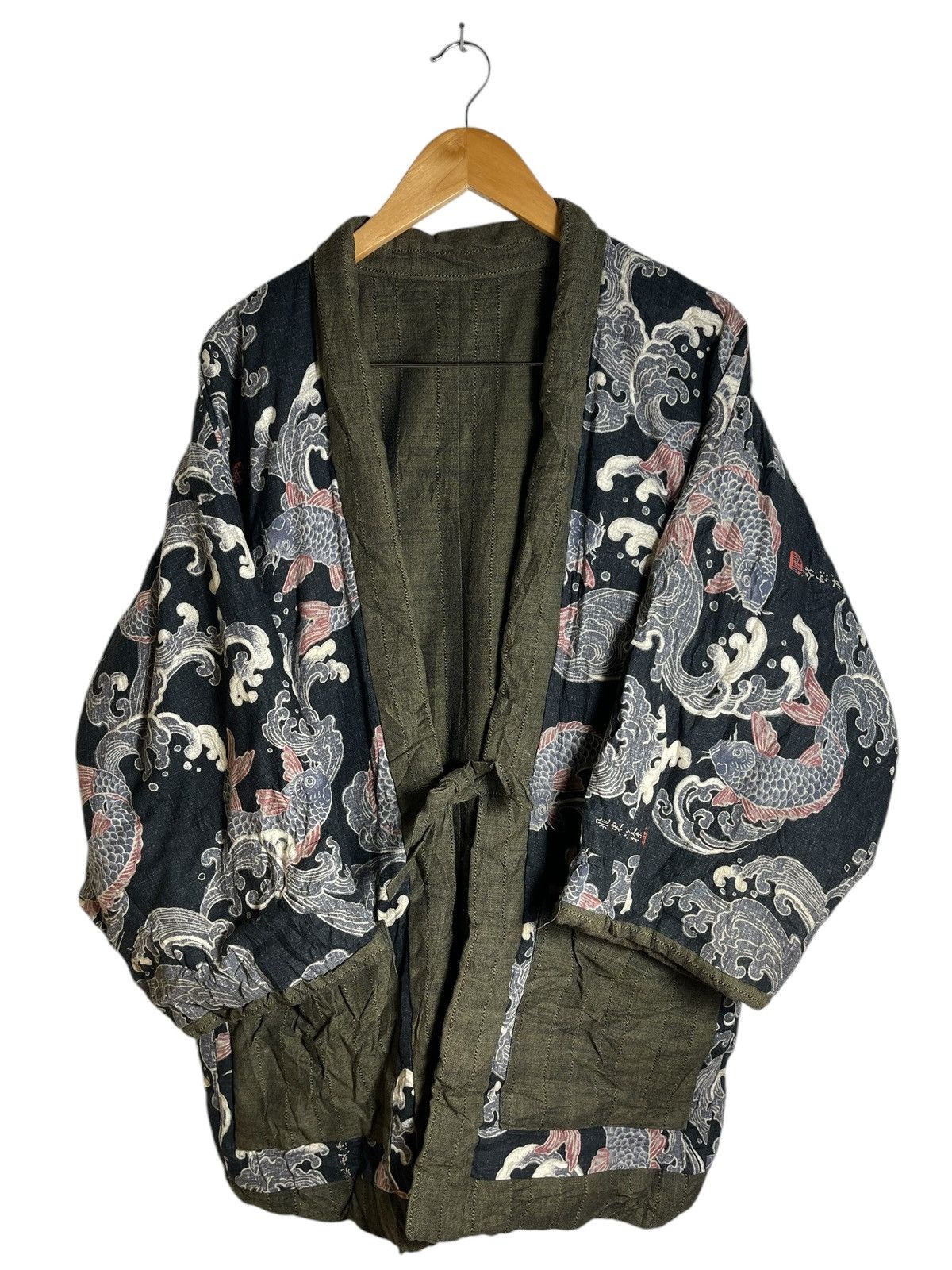 Japanese Brand × Vintage Vintage Japanese Brand Kowatari Kimono Koi Fish full print Size US XL / EU 56 / 4 - 2 Thumbnail