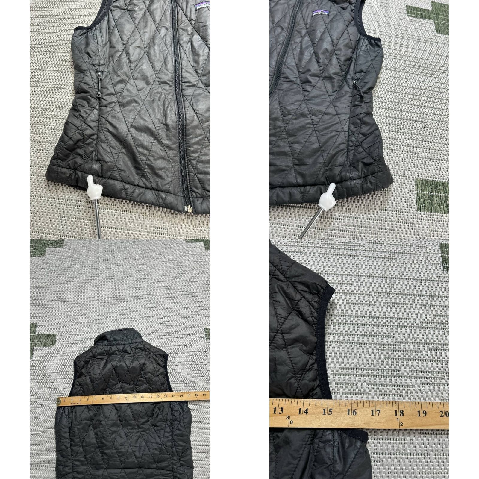 Patagonia Patagonia Nano Puff Vest Womens XS Black Primaloft Insulated Full Zip Vest, Quilted, Outdoor, Casual, Travel, Regular Fit Womens XS Black Size XS / US 0-2 / IT 36-38 - 8 Thumbnail